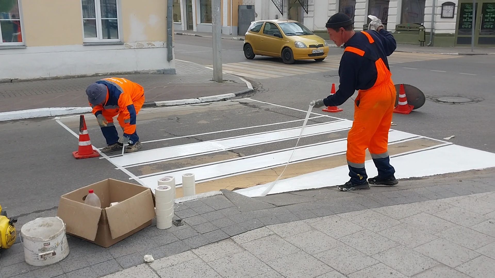 коломна, разметка