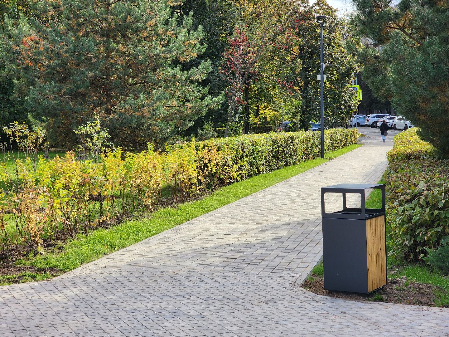 королёв, благоустройство , сквер имени чмырева открыт, администрация городского округа королев ,