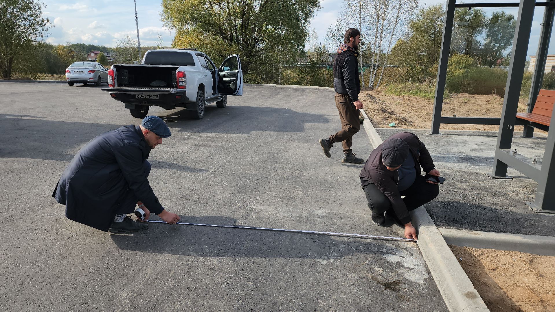 чехов, остановочный павильон, благоустройство,