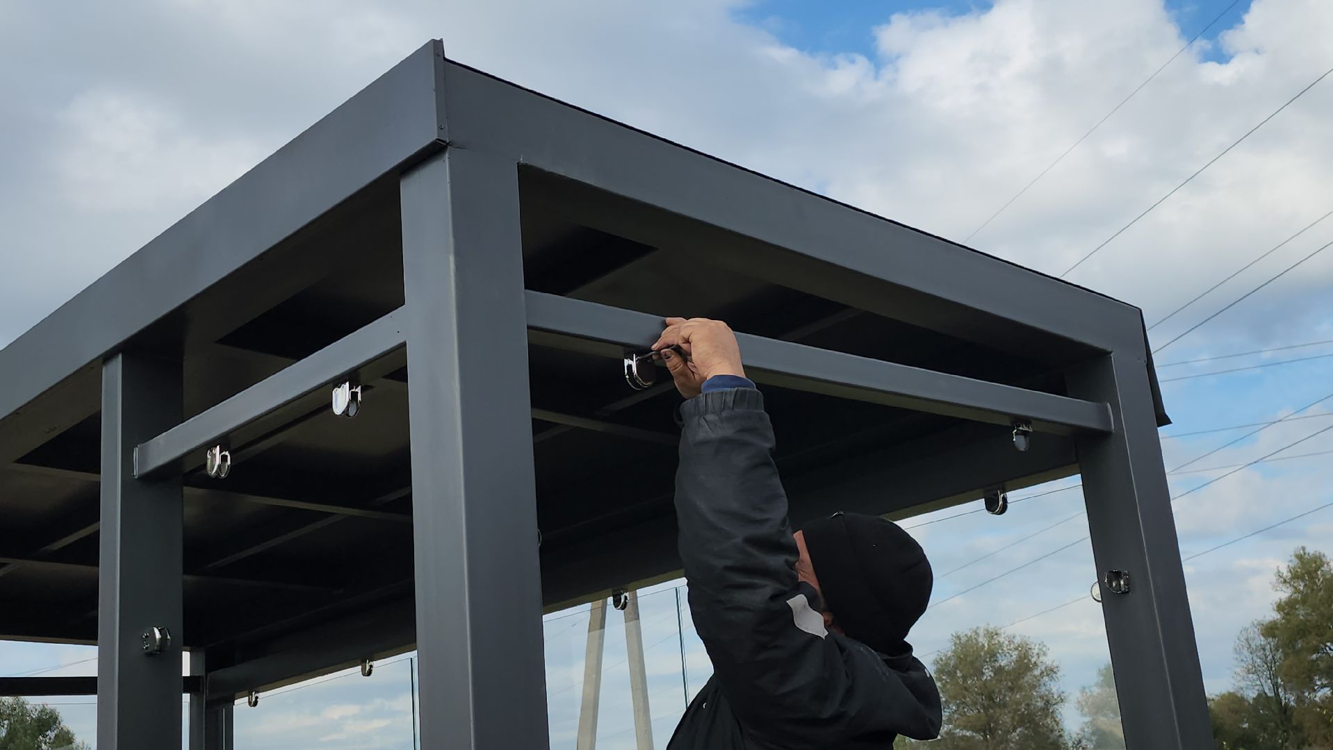 чехов, остановочный павильон, благоустройство,