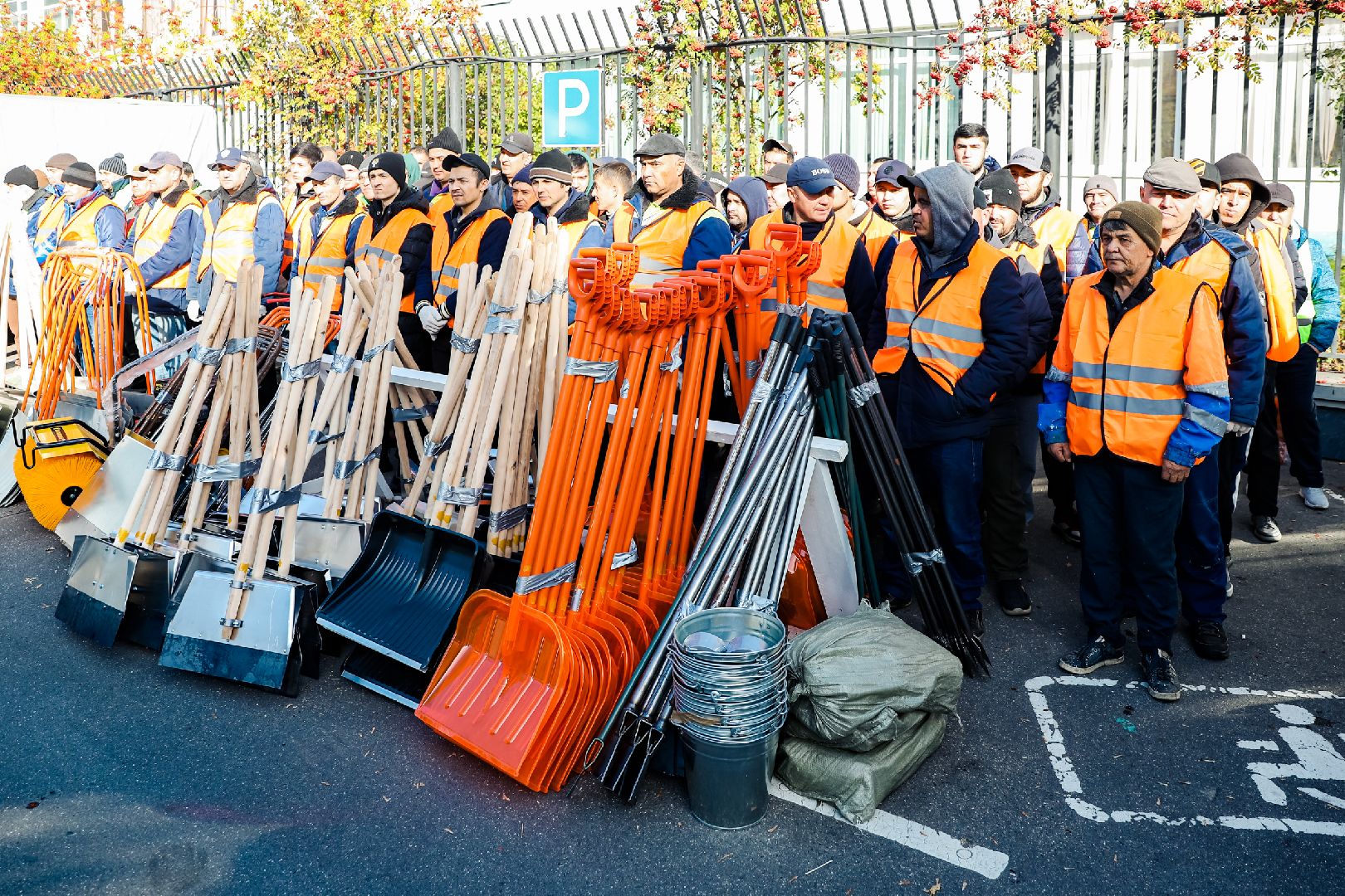 смотр, техника, дворник,  коммунальщики,