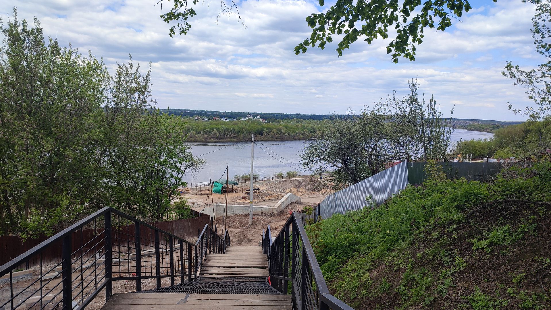 Кашира, река, Ока, набережная, благоустройство, строительство