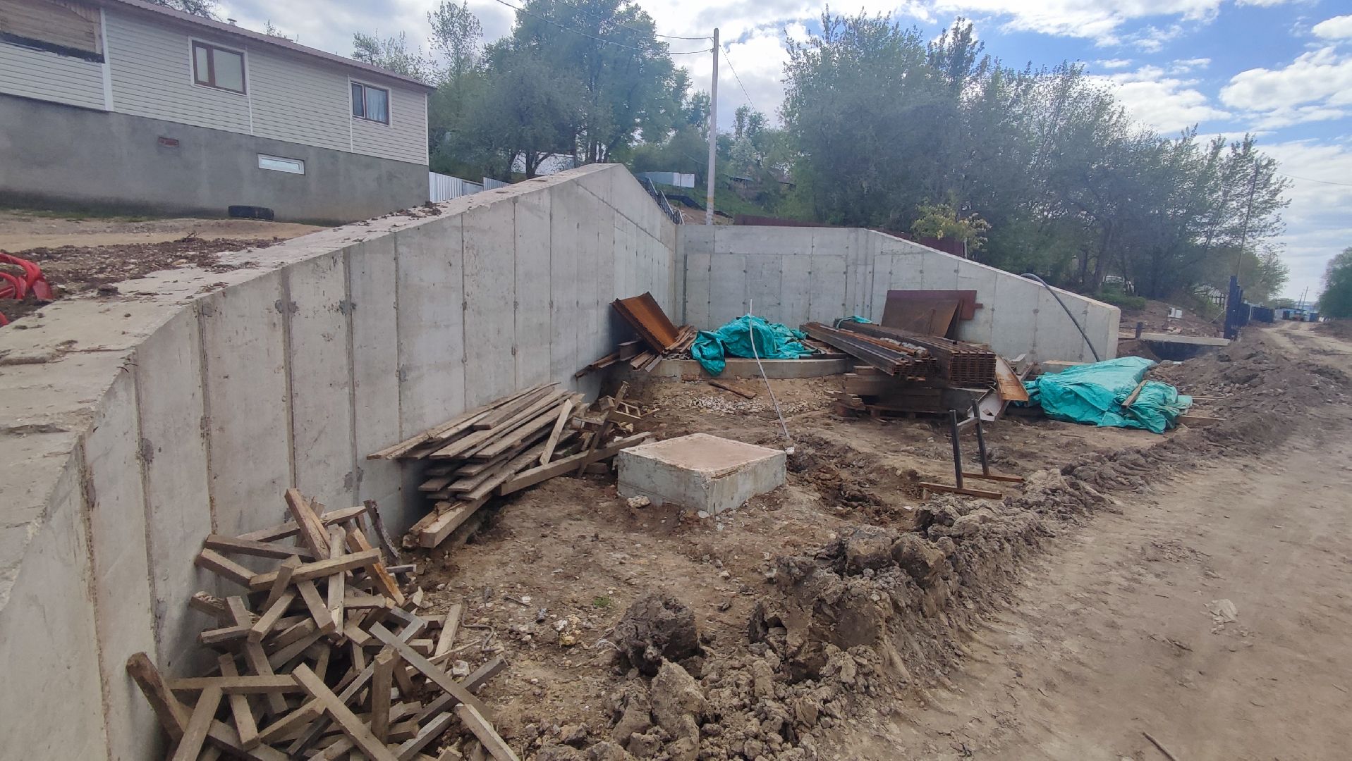 Кашира, река, Ока, набережная, благоустройство, строительство