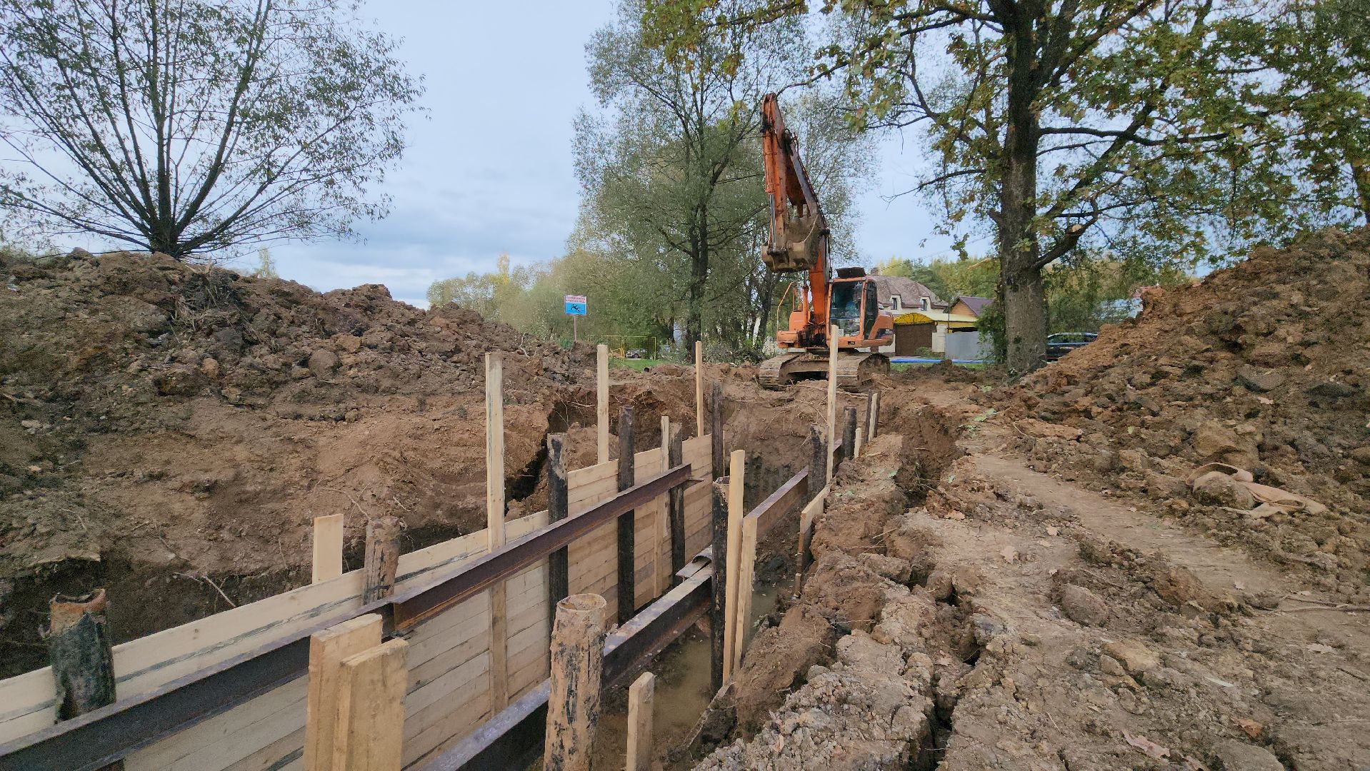 канализационная сеть, Канализация, Лобня ,