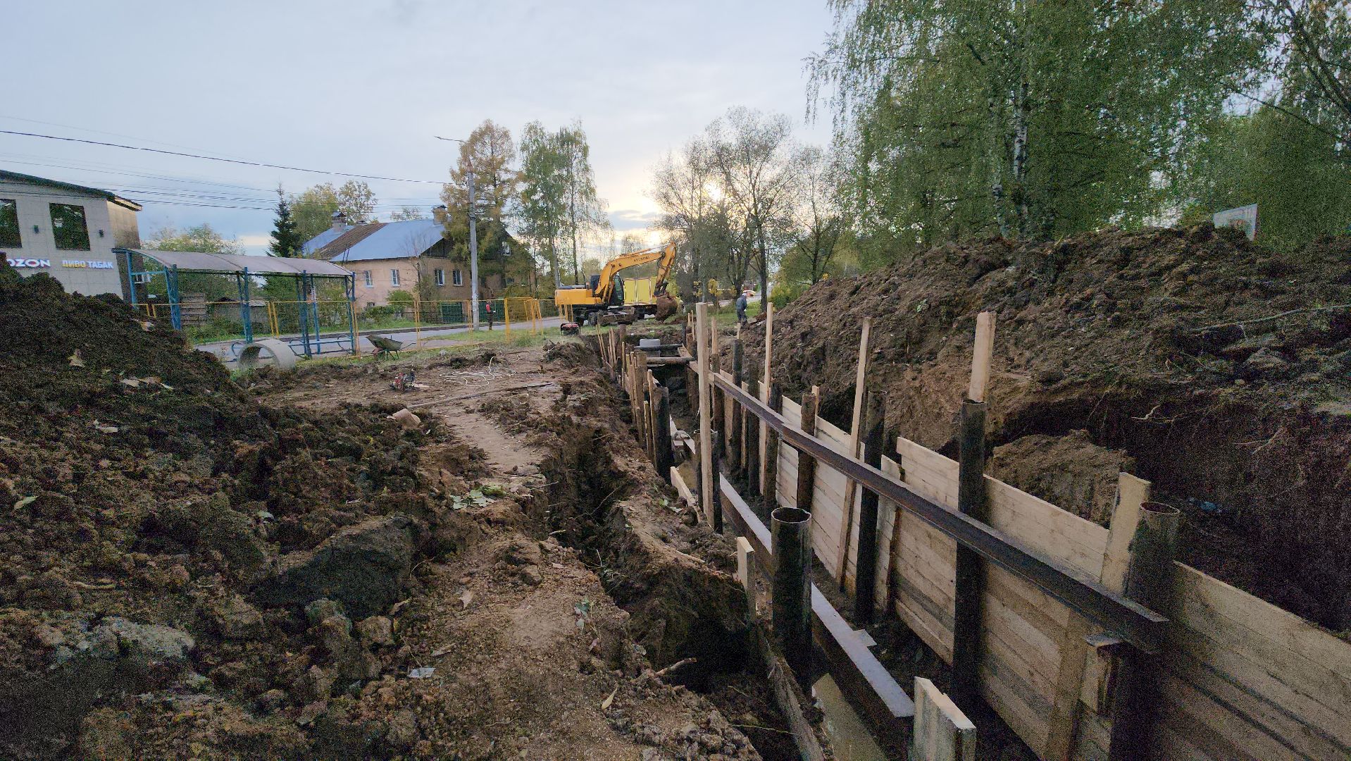 канализационная сеть, Канализация, Лобня ,