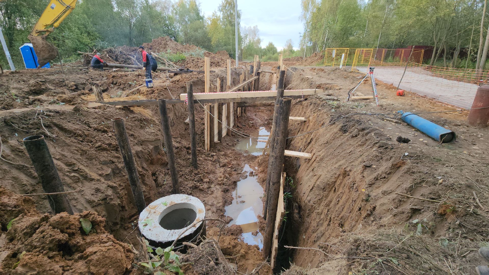 канализационная сеть, Канализация, Лобня ,