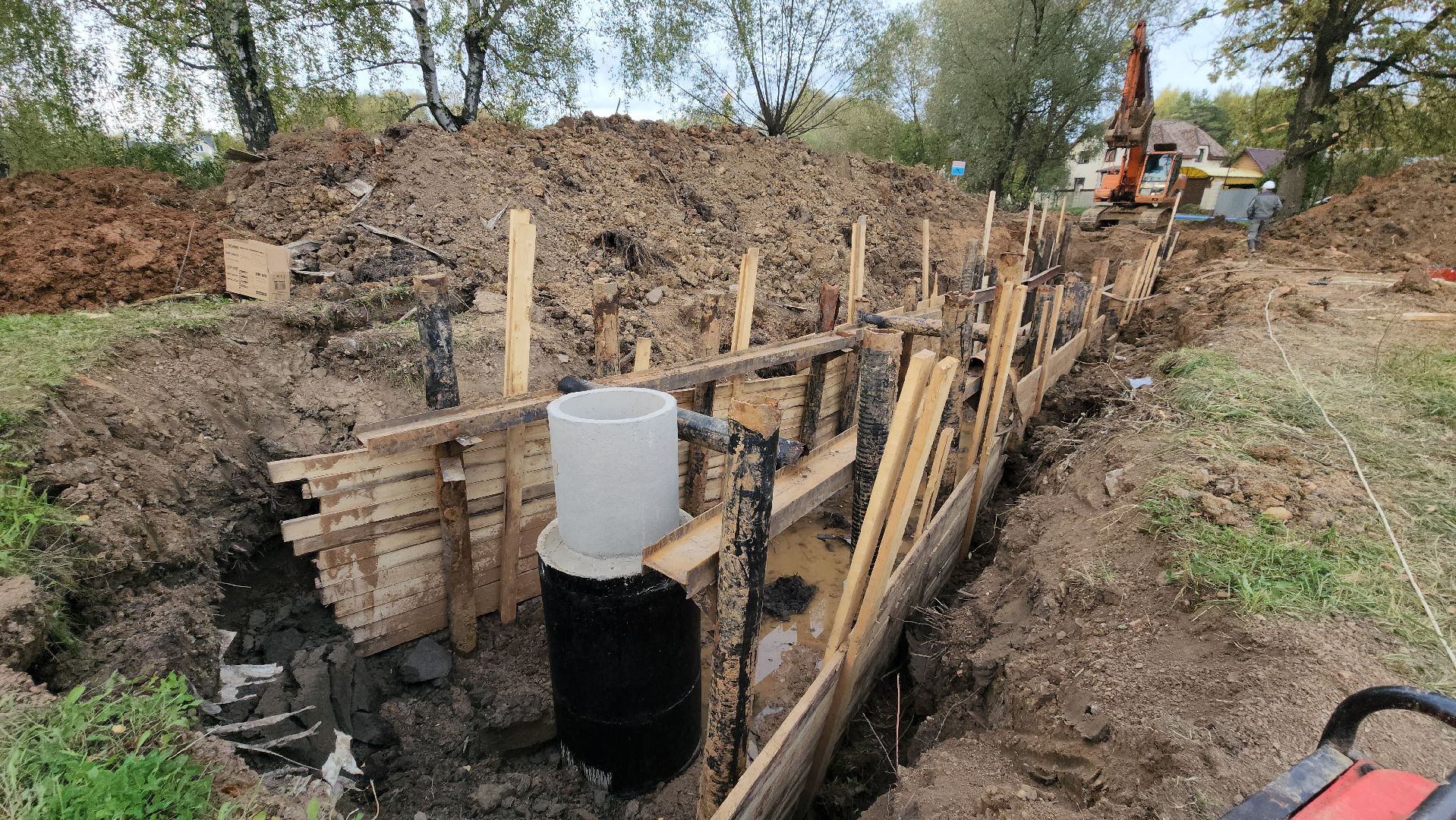 канализационная сеть, Канализация, Лобня ,