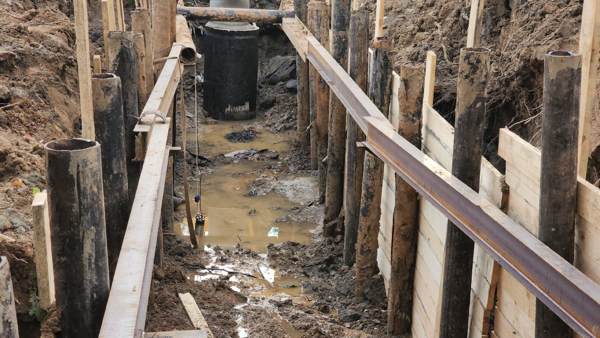 канализационная сеть, Канализация, Лобня ,