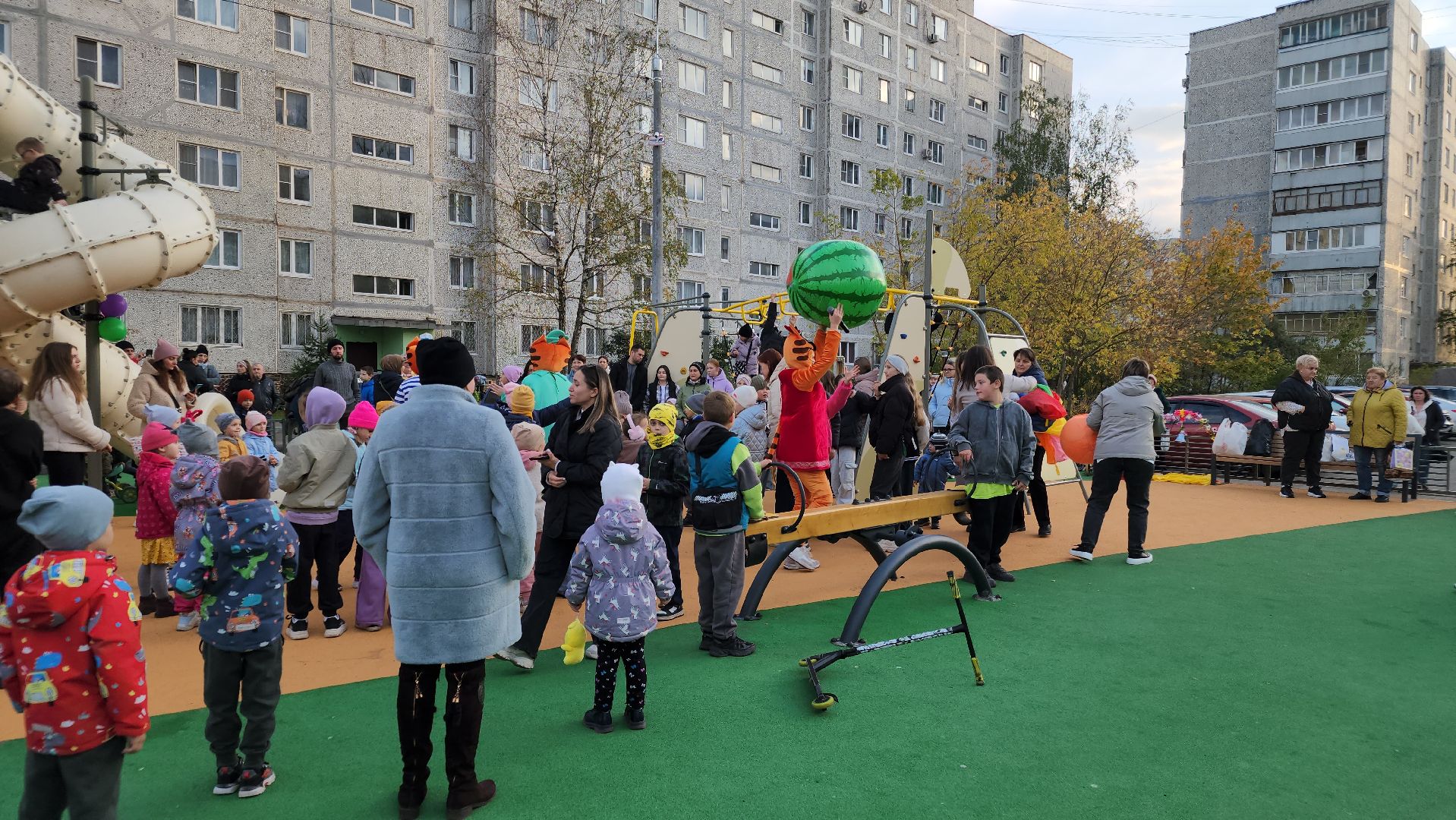 новая детская площадка, благоустройство 2025, давыдово, орехово-зуевский округ,