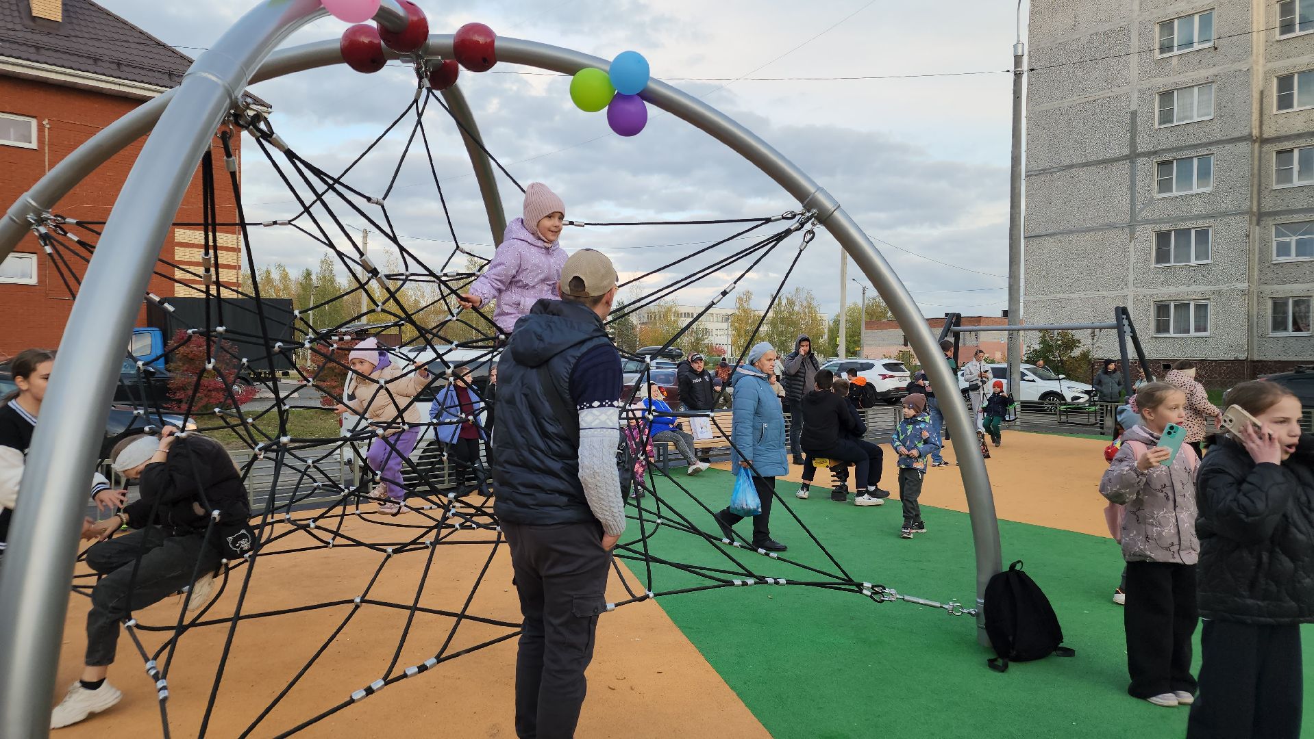 новая детская площадка, благоустройство 2025, давыдово, орехово-зуевский округ,