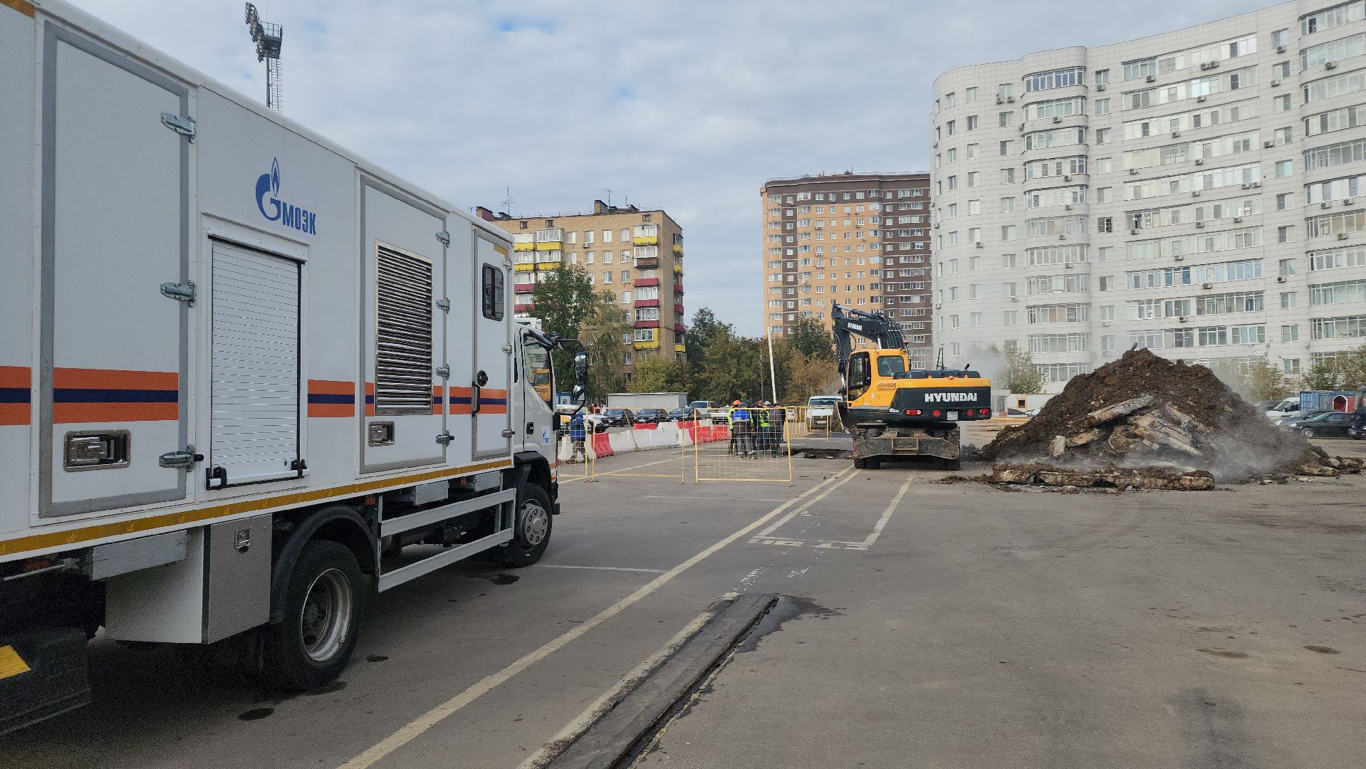 авария, трубы, тепло,