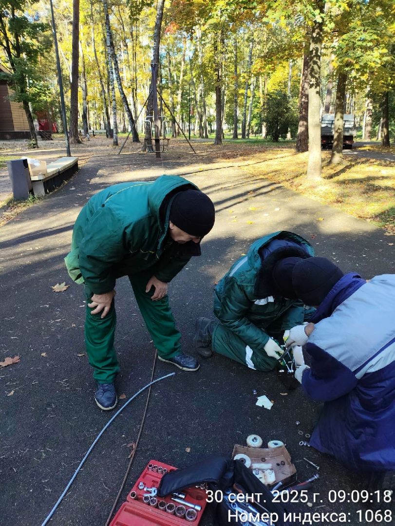 сломанную тарзанку починили в балашихе по просьбам жителей,парк пехорка балашиха,