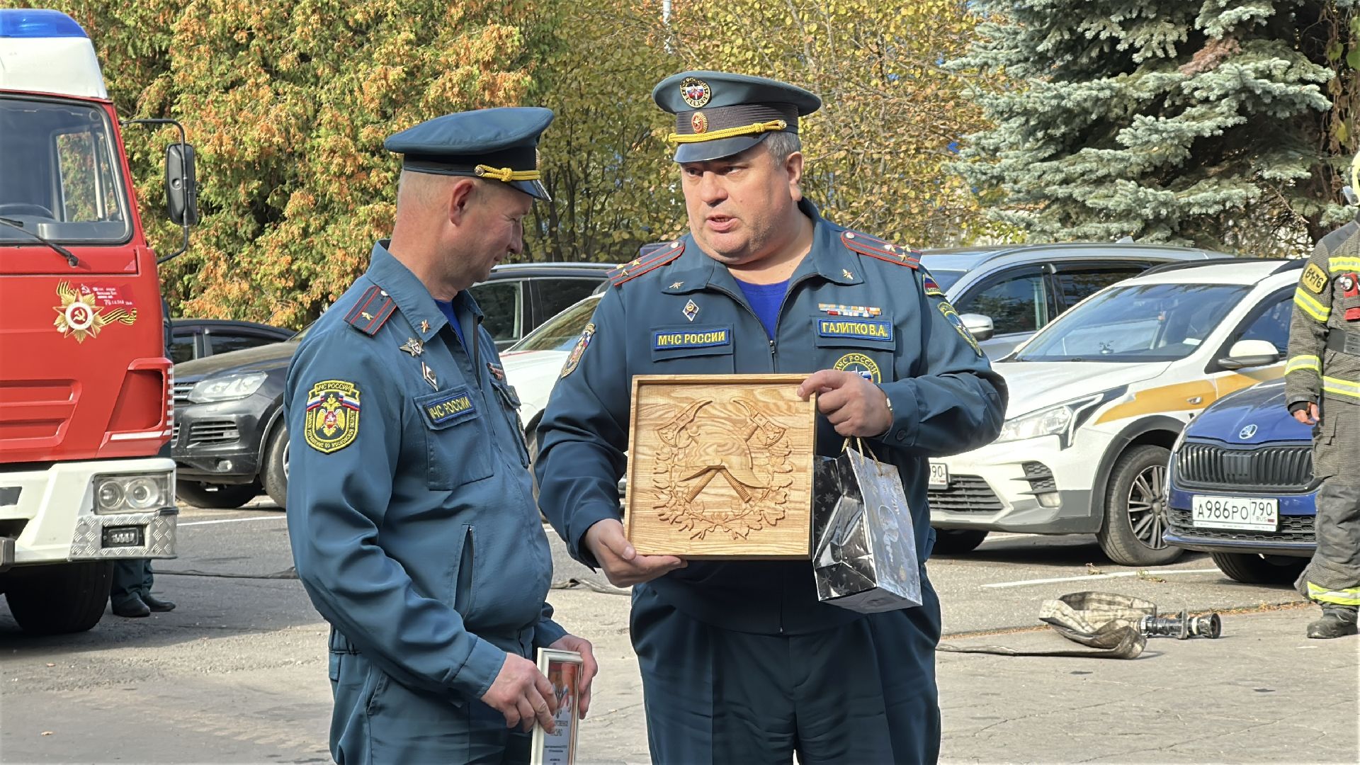 мчс, пожарные, пушкинский городской округ, ивантеевка, Проводы на пенсию,