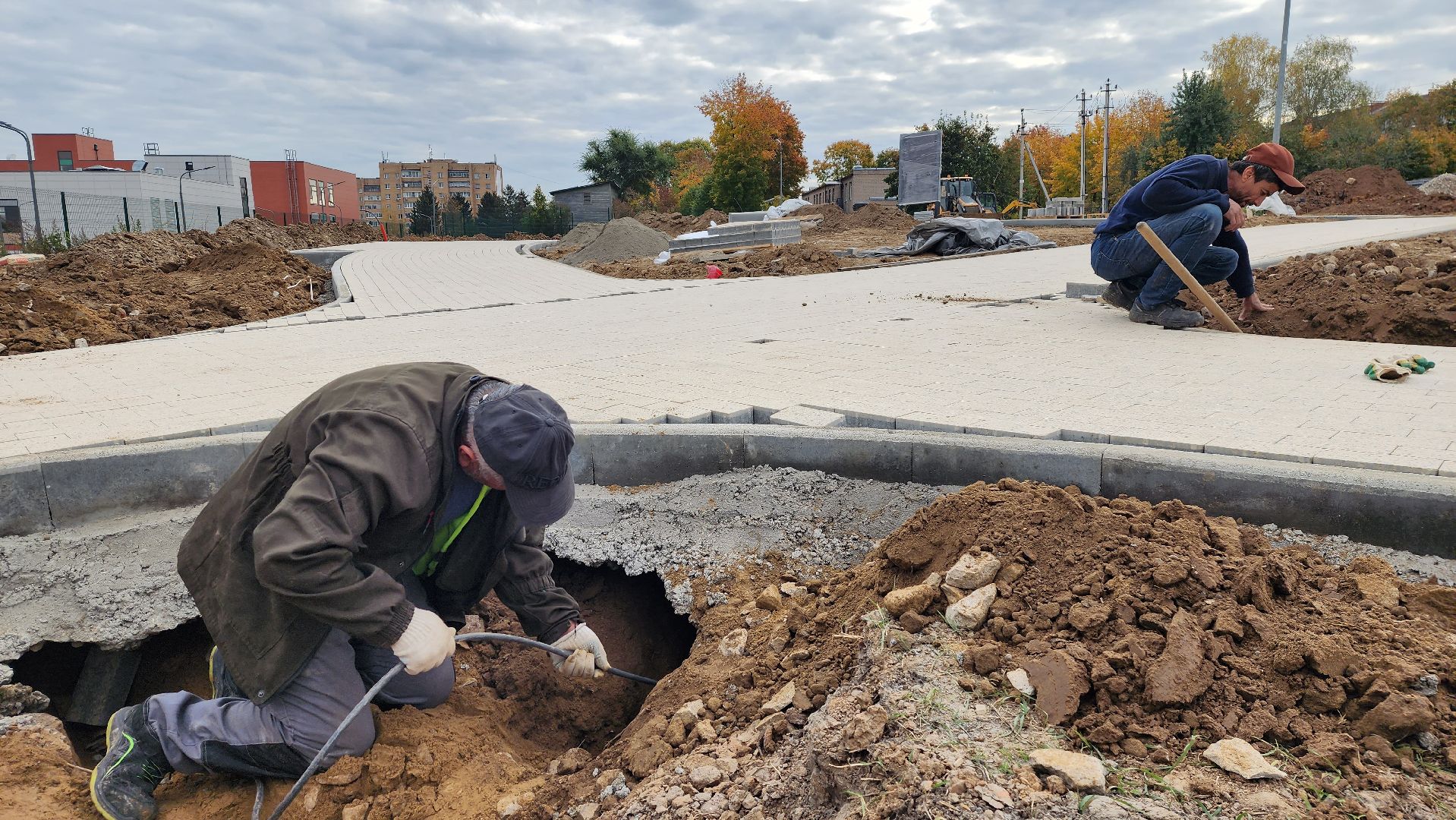 сквер, истра, благоустройство,