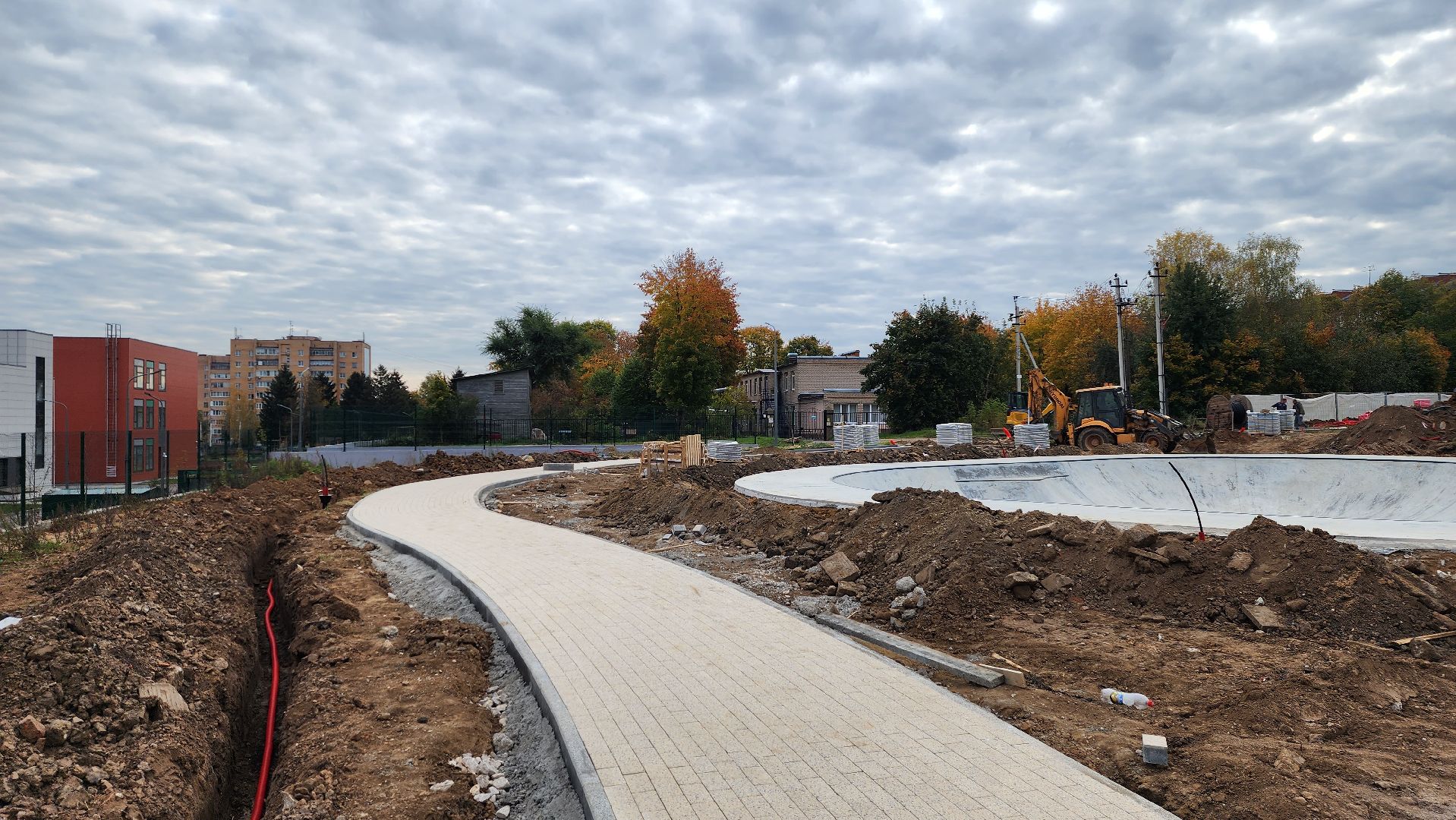 сквер, истра, благоустройство,