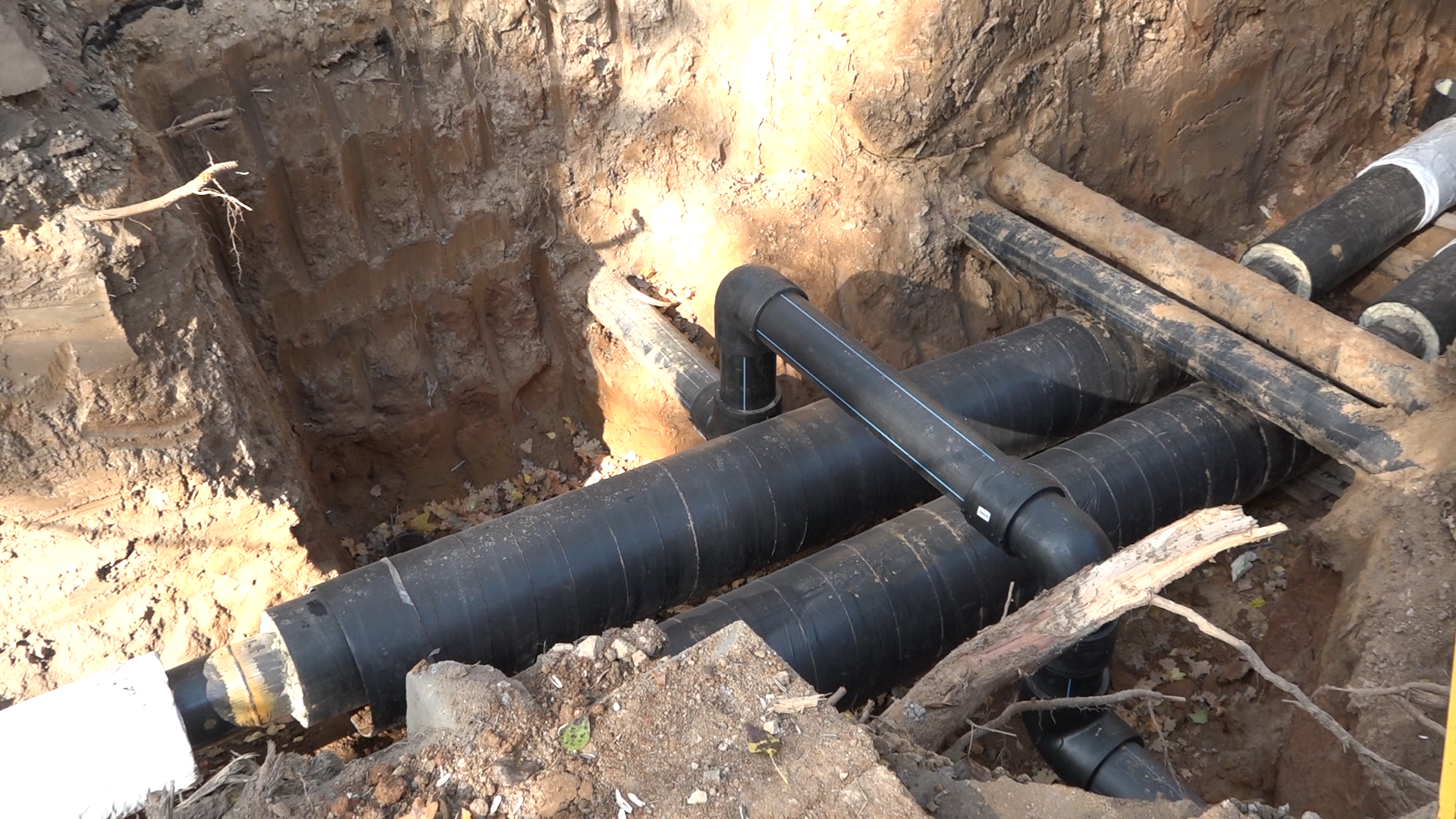 власиха солнечный, благоустройсво, реконструкция сетей, новые трубы, горячее водоснабжение,