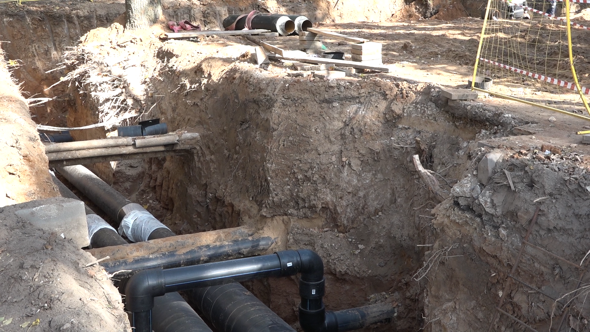 власиха солнечный, благоустройсво, реконструкция сетей, новые трубы, горячее водоснабжение,