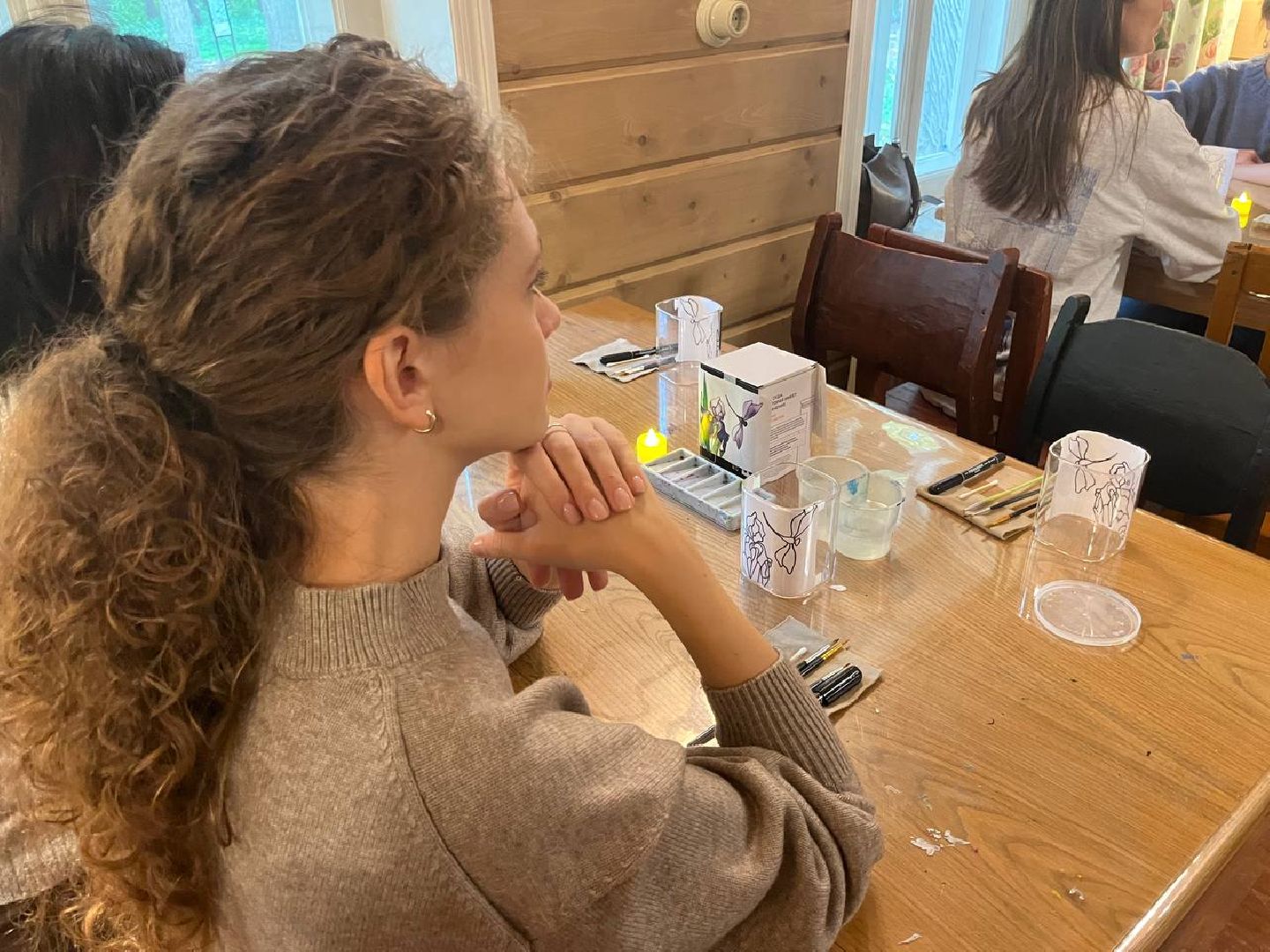 красногорск, мастер класс, роспись по стеклу,