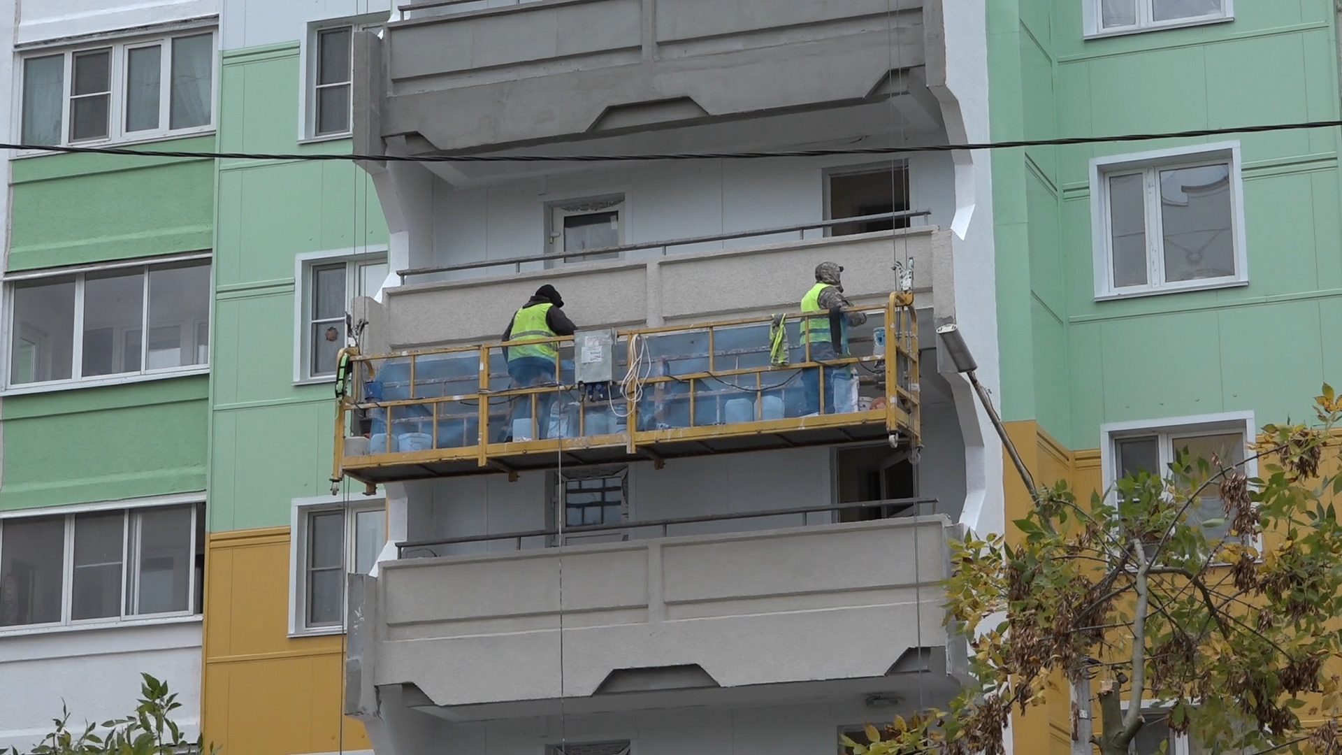 заозерная 25 власиха, власиха капремонт домов, фкр мо, термоленд мкд, ремонт фасада,