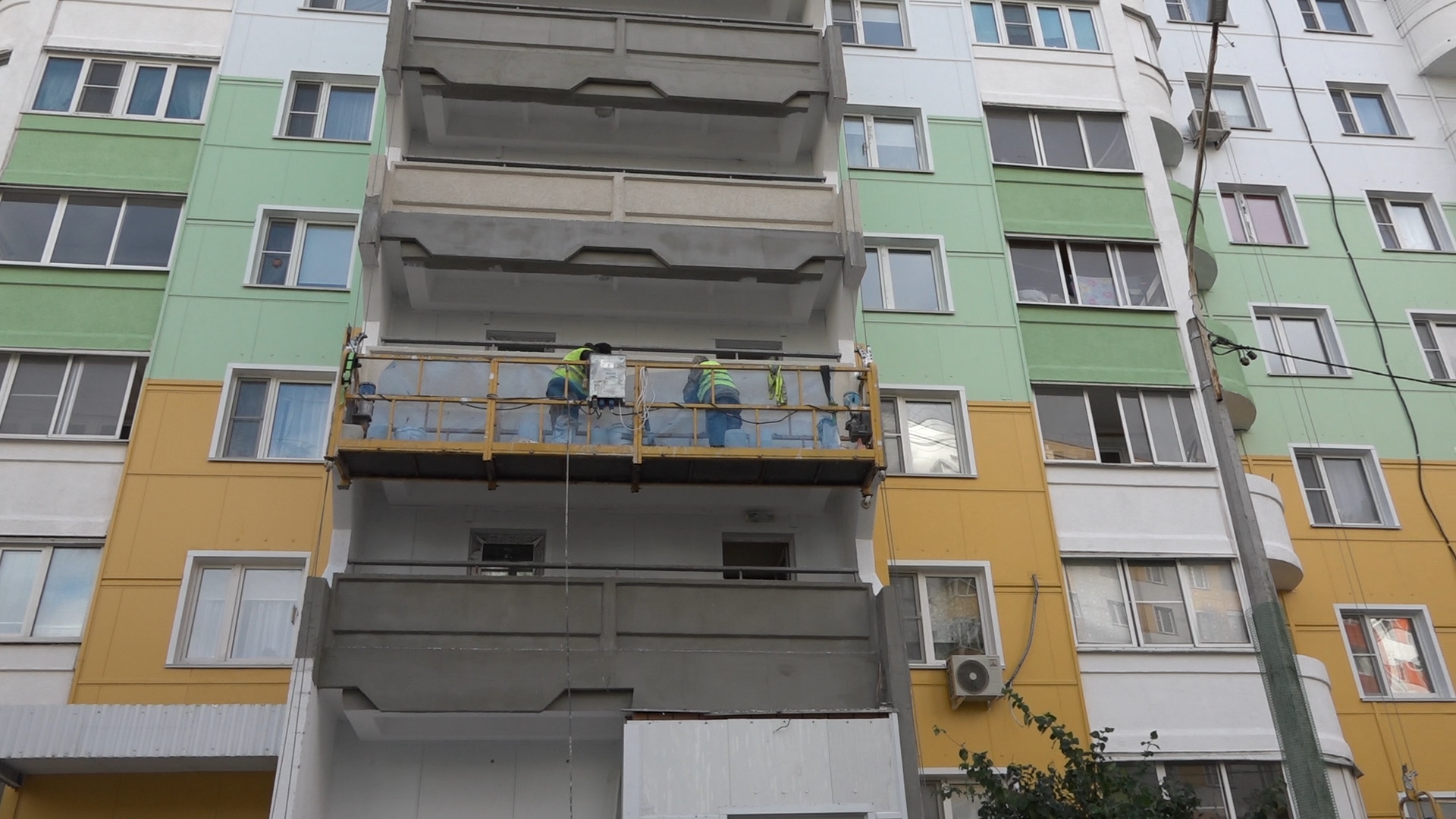 заозерная 25 власиха, власиха капремонт домов, фкр мо, термоленд мкд, ремонт фасада,