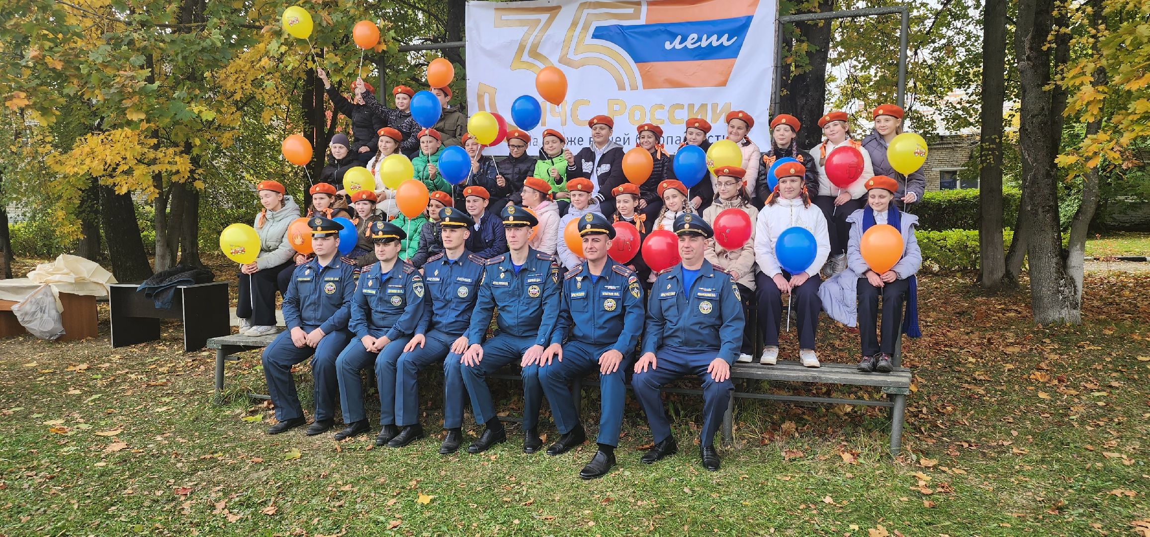 долгопрудный, 35 лет мчс, пожарники, кадеты,  мастер-класс, школьники,