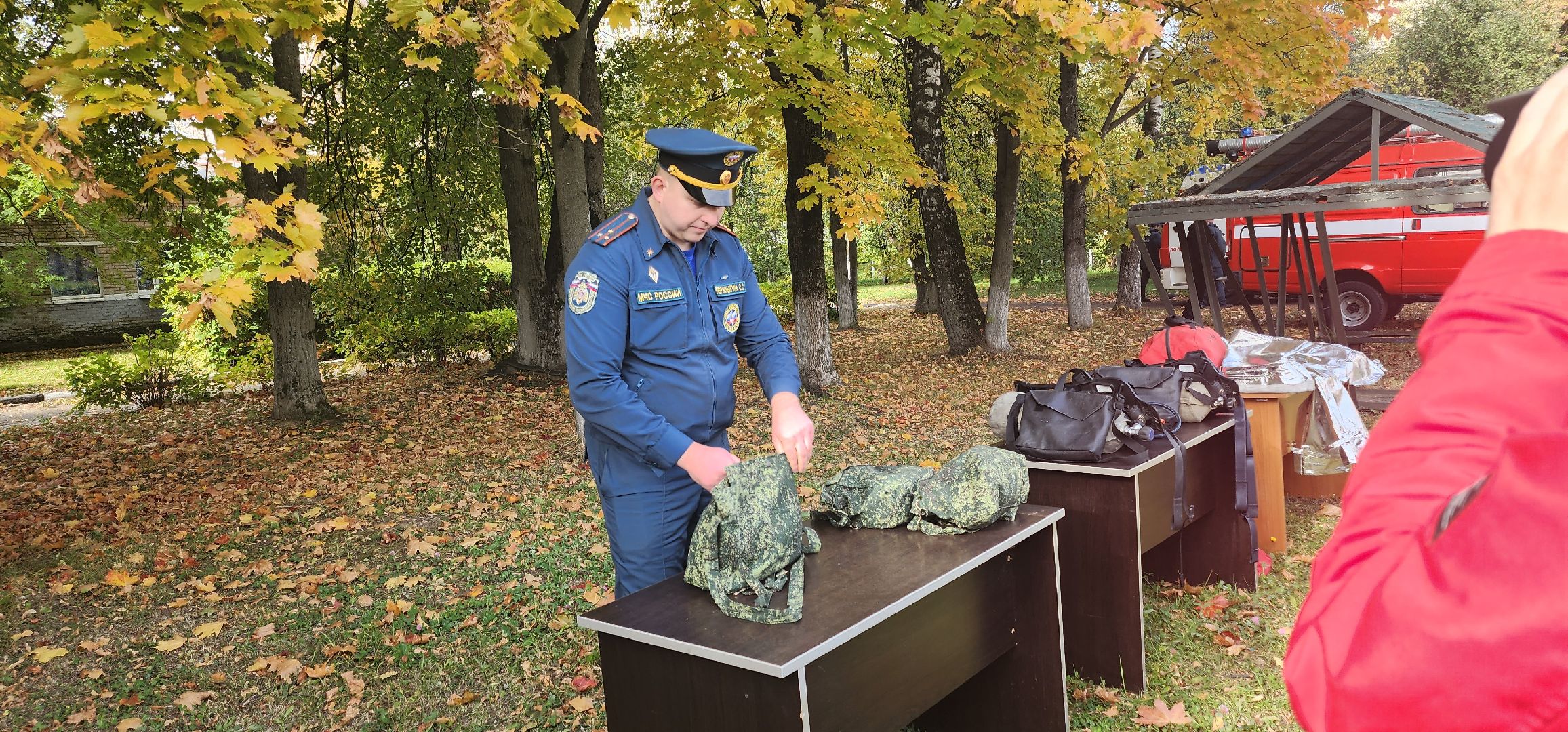 долгопрудный, 35 лет мчс, пожарники, кадеты,  мастер-класс, школьники,