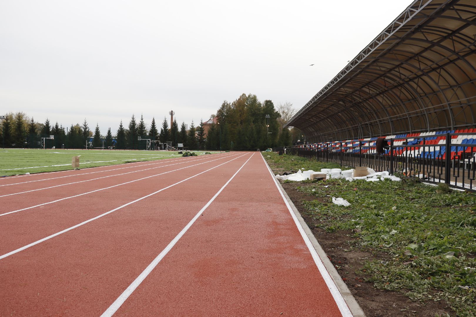 зарайск, спорт, капитальный  ремонт, модернизация стадиона ,