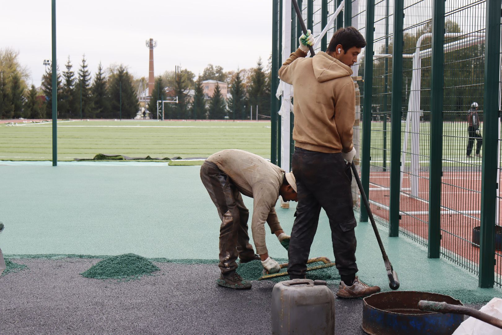 зарайск, спорт, капитальный  ремонт, модернизация стадиона ,