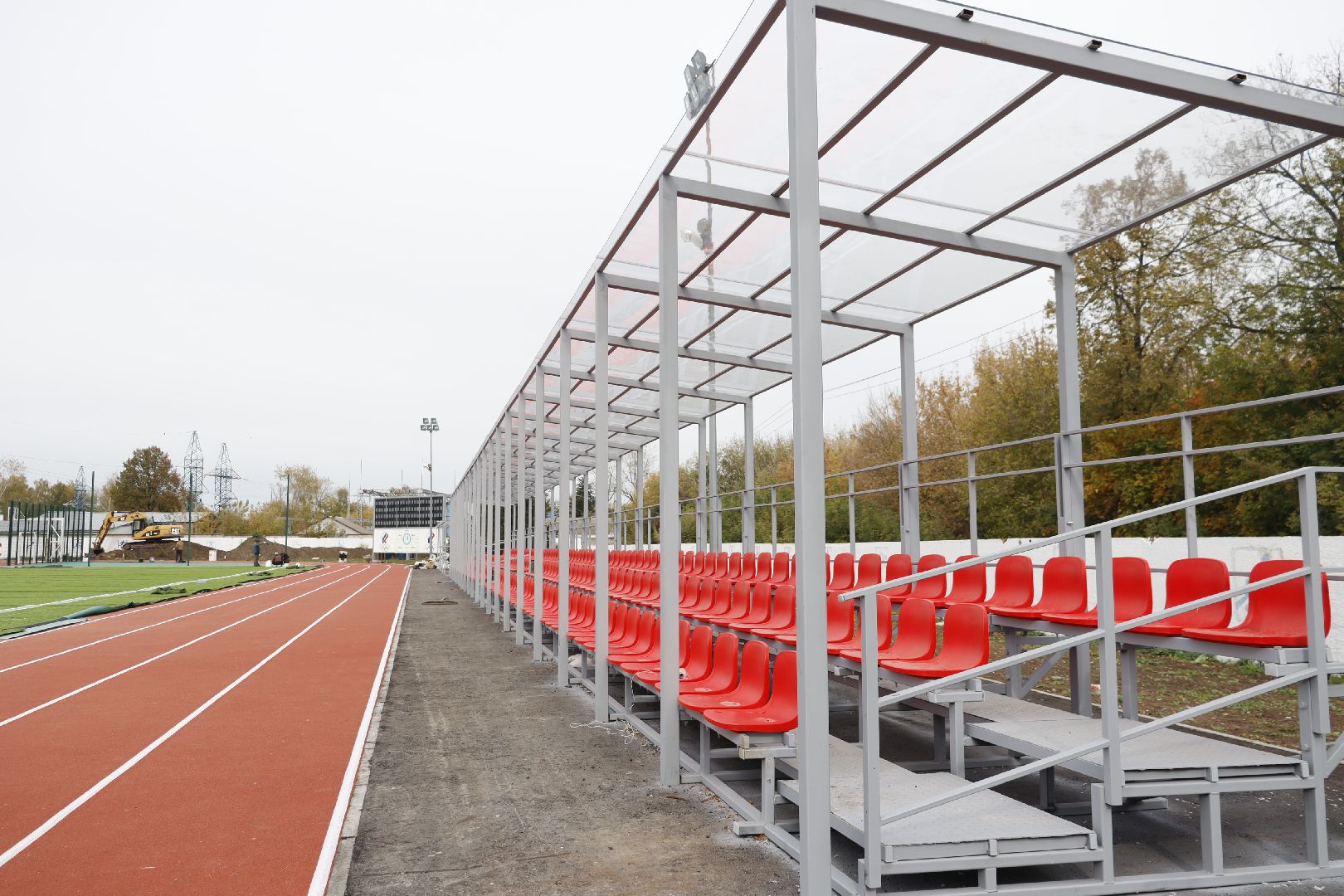 зарайск, спорт, капитальный  ремонт, модернизация стадиона ,