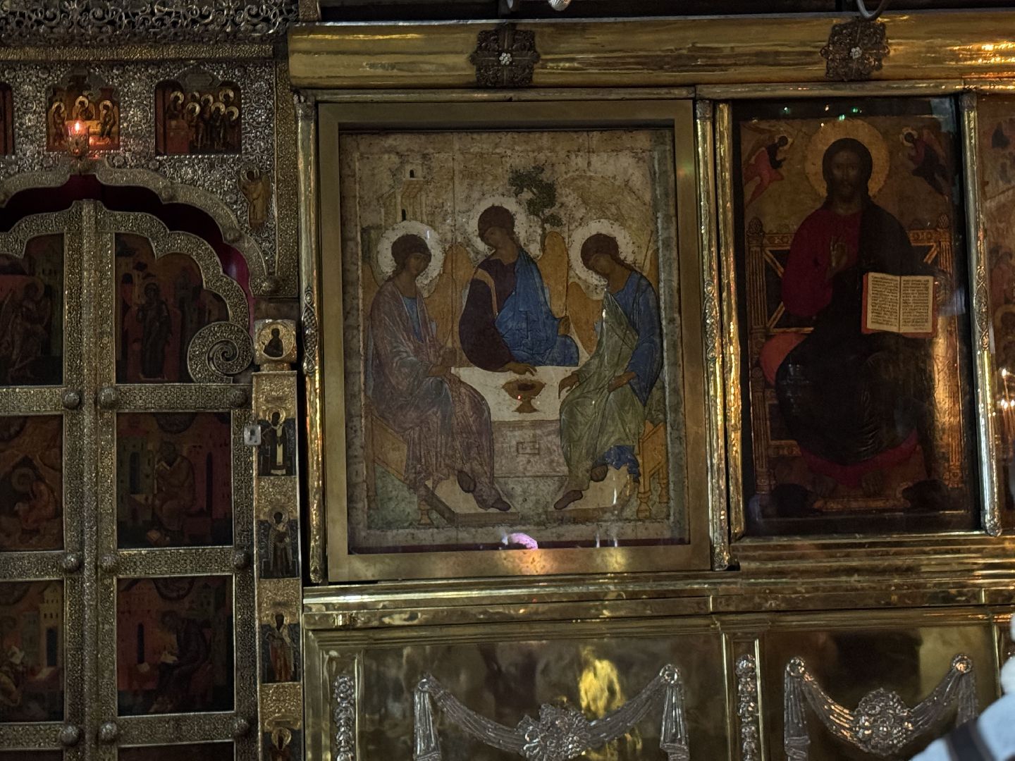 Сергиев Посад, Ризница, Андрей Рублев , икона Святая Троица,