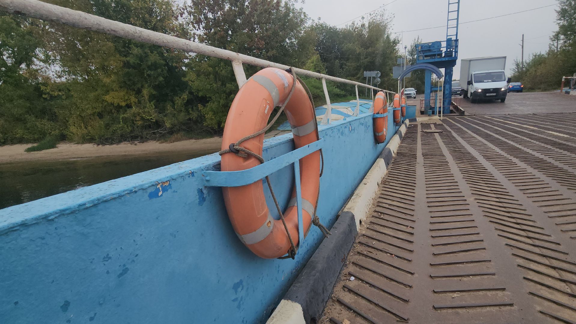 луховицы, белоомут, паромная переправа, транспорт,