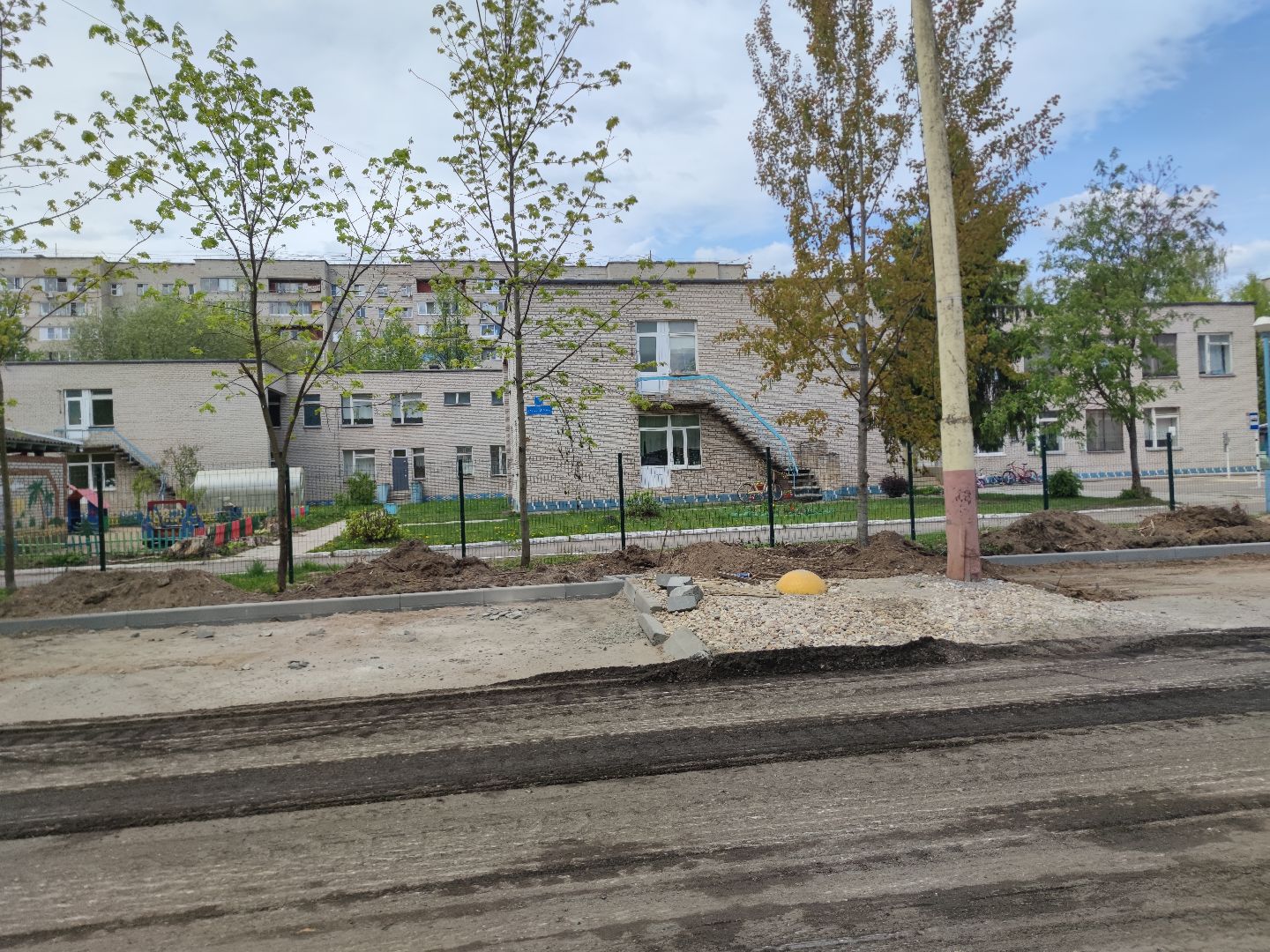 Ремонт дороги, плановый ремонт, Дубна