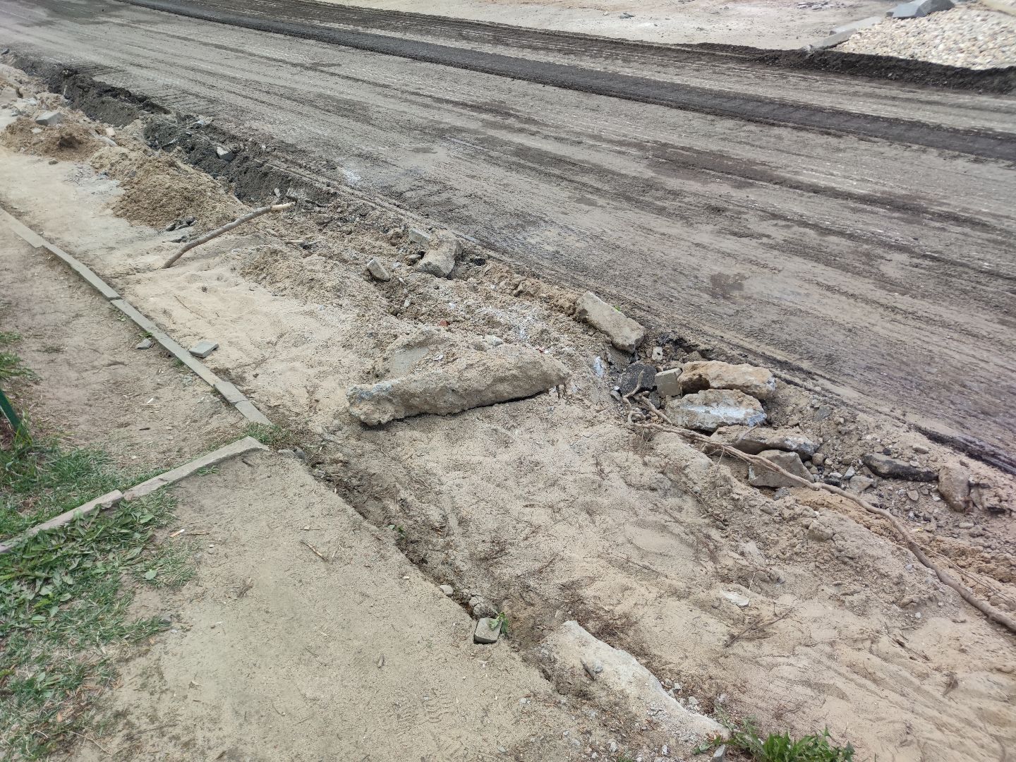 Ремонт дороги, плановый ремонт, Дубна