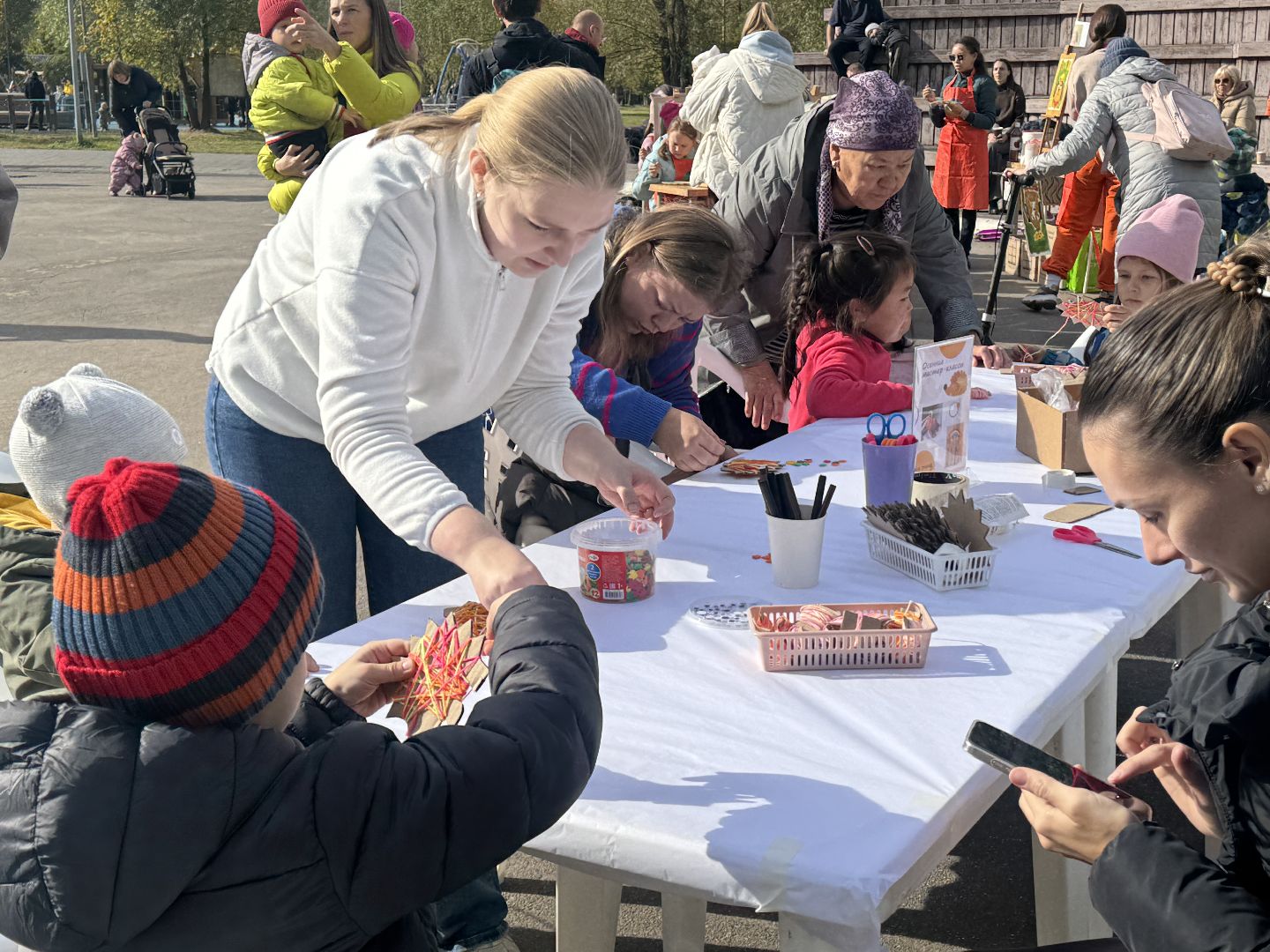 осенний праздник, флешмоб, мастер-класс для детей, парки подмосковья,