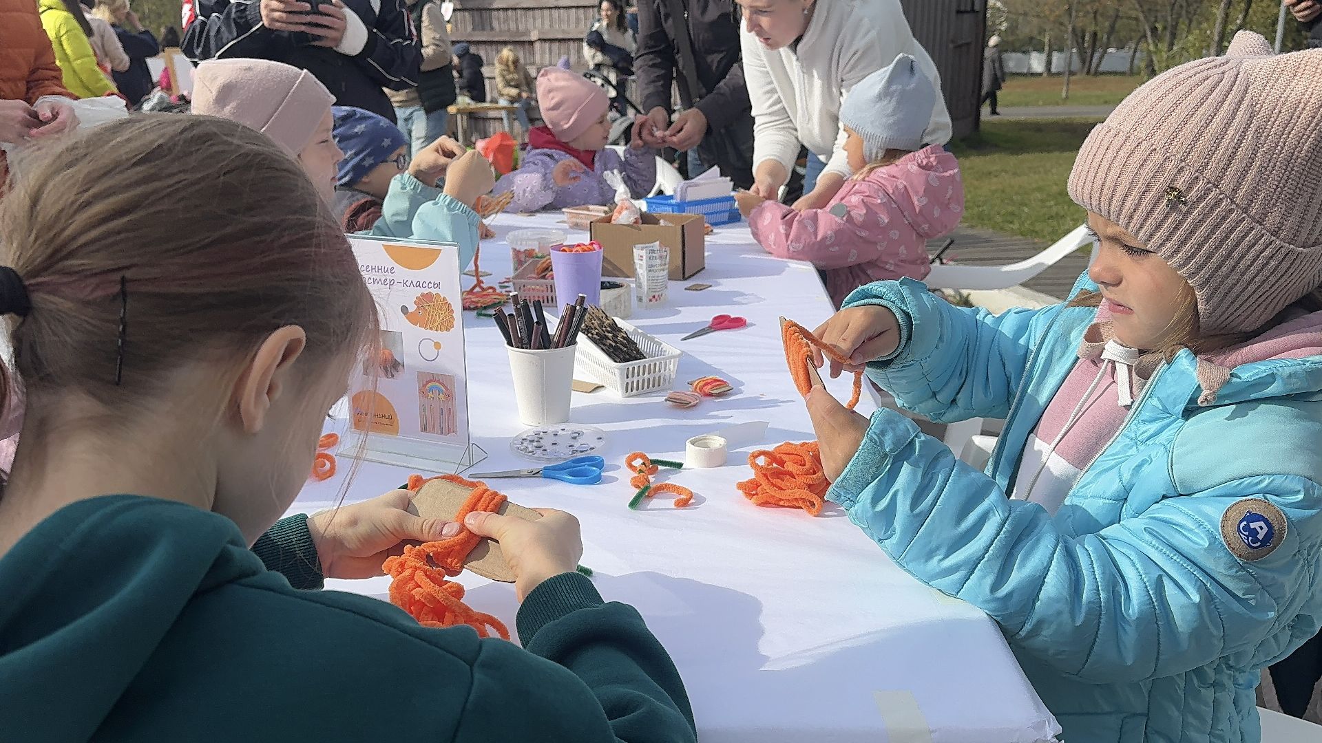 осенний праздник, флешмоб, мастер-класс для детей, парки подмосковья,