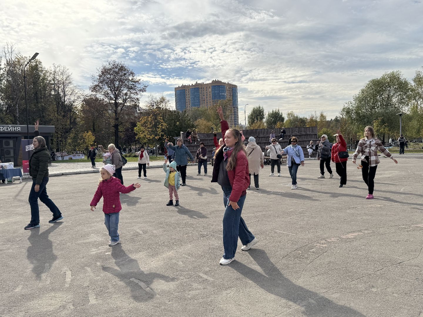 осенний праздник, флешмоб, мастер-класс для детей, парки подмосковья,