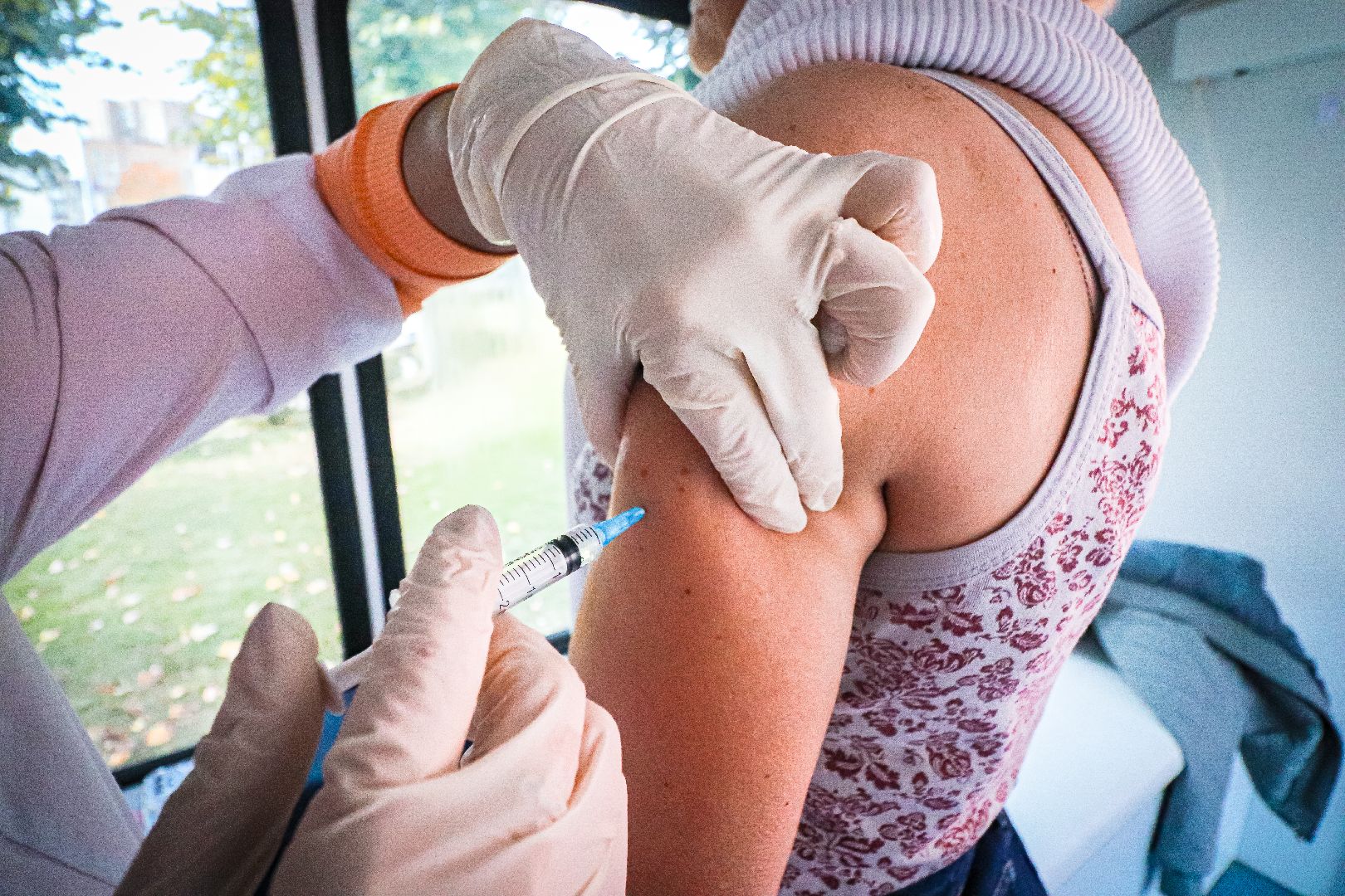 клин, общество, медицина, выездная вакцинация, здоровье,