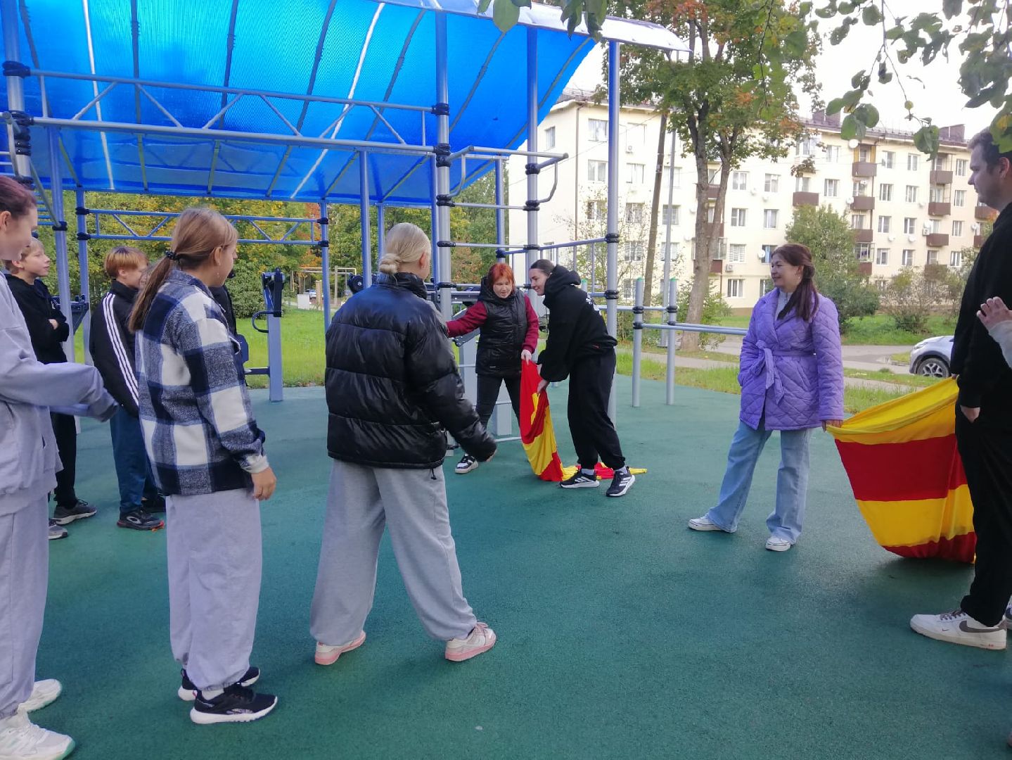 городской округ восход, благоустройство, новая детская площадка, воркаут площадка,