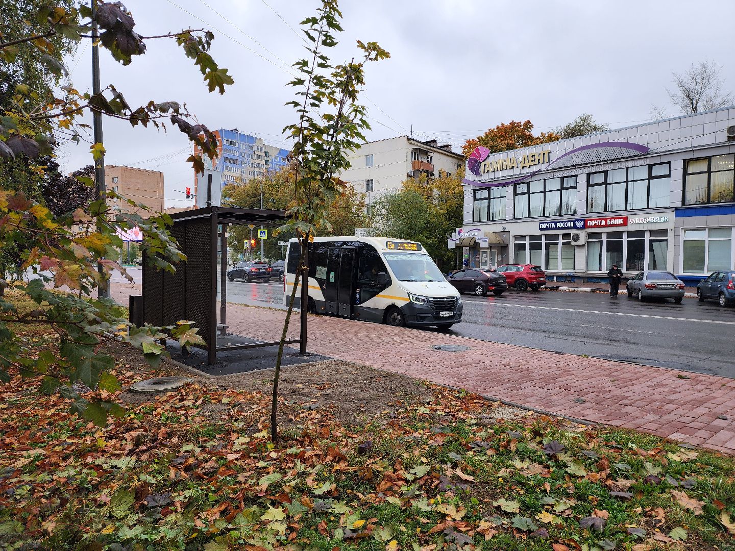 раменское, транспорт, новая автобусная остановка на улице михалевича,