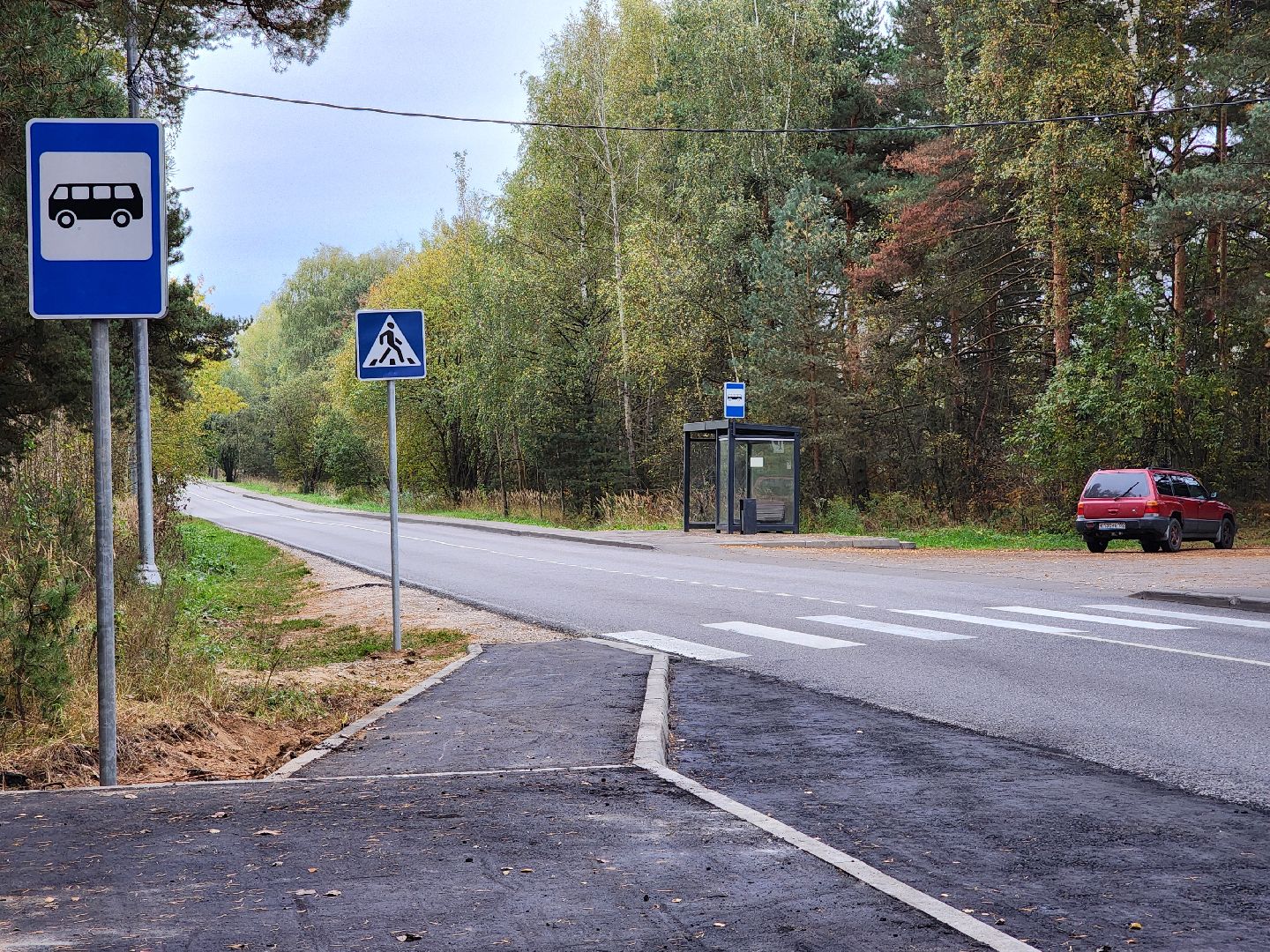 общественный транспорт, остановка, автобусная остановка, старая купавна, богородский городской округ,