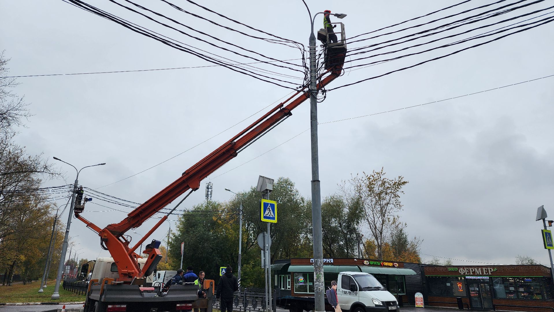 освещение, замена светильников, домодедово, подмосковье,эгология , светлый город, жкх,