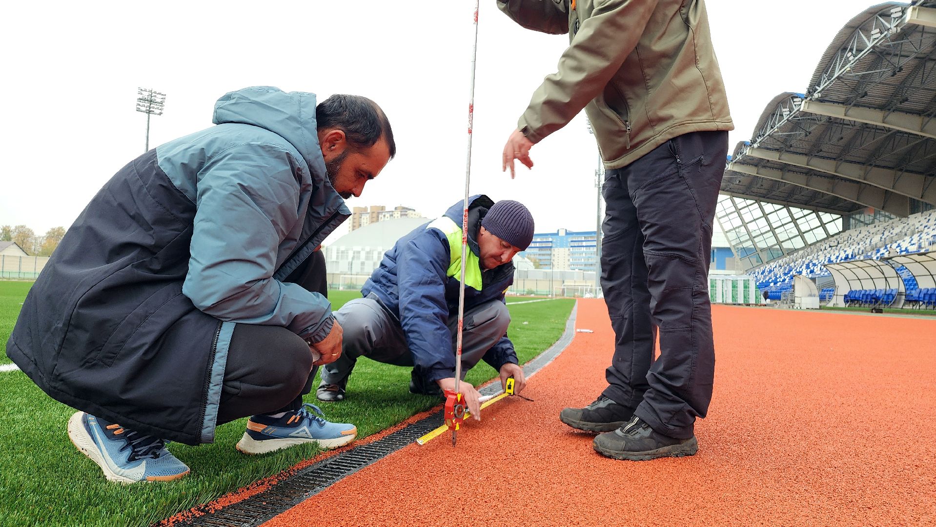 разметка,  покрытие, стадион, стадион авангард, спорт, дети, ремонт, капремонт,