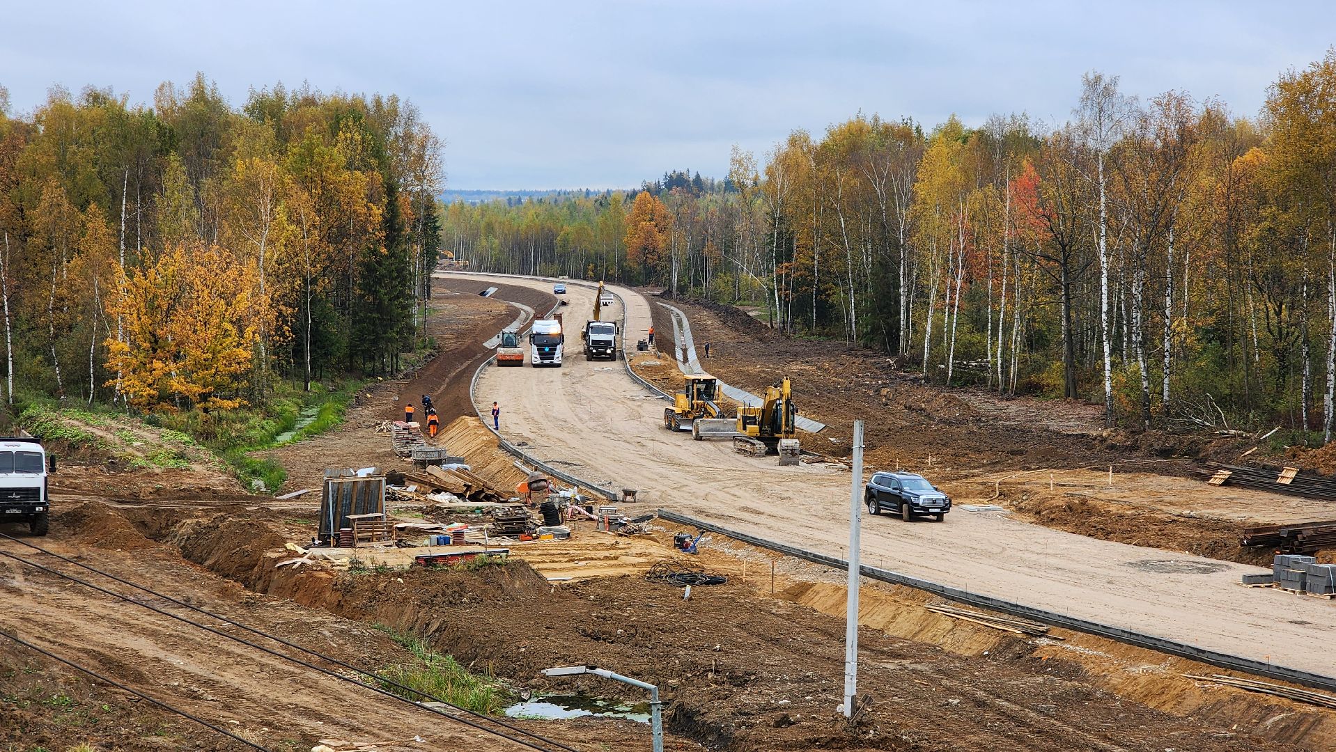 Северный подъезд , Лобня, автомобильная дорога,