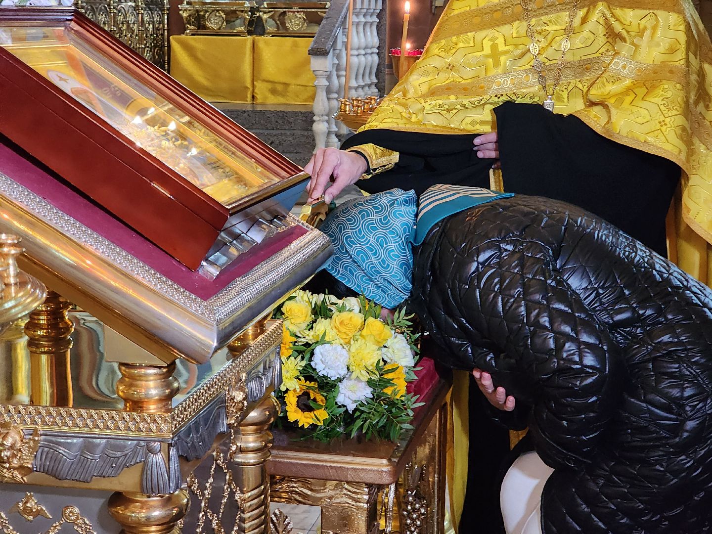 ногинск, религия, церковь, прихожане, богослужение, крестный ход, мощи святителя тихона,