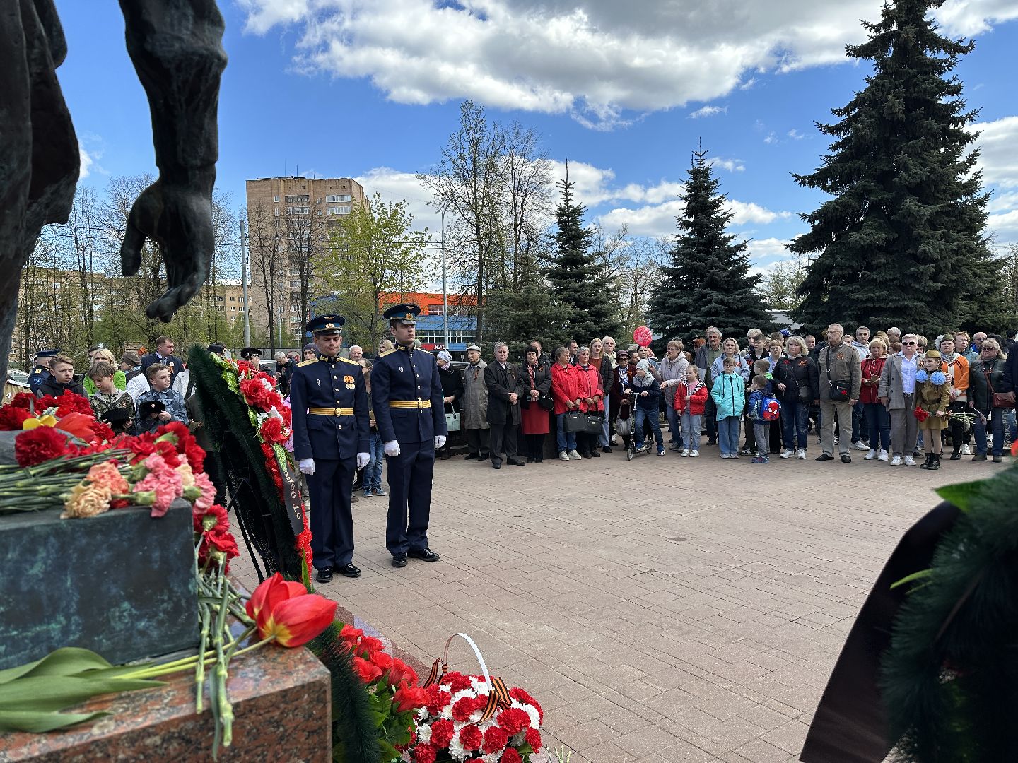 Клин, День Победы, митинг, память