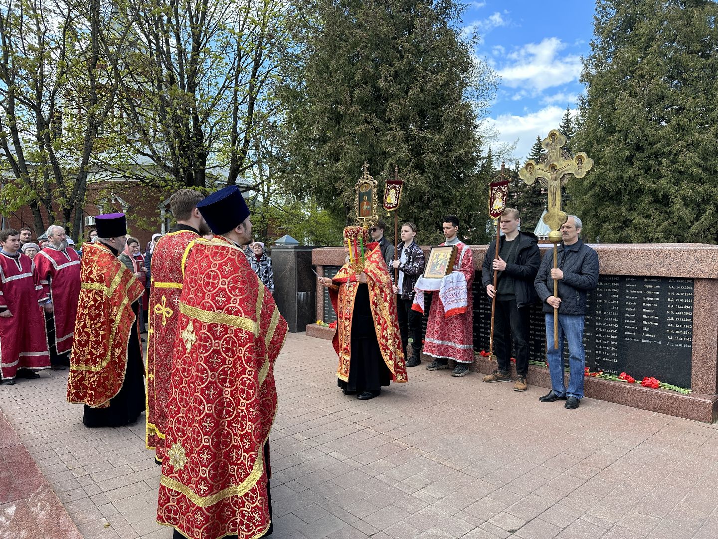 Клин, День Победы, митинг, память