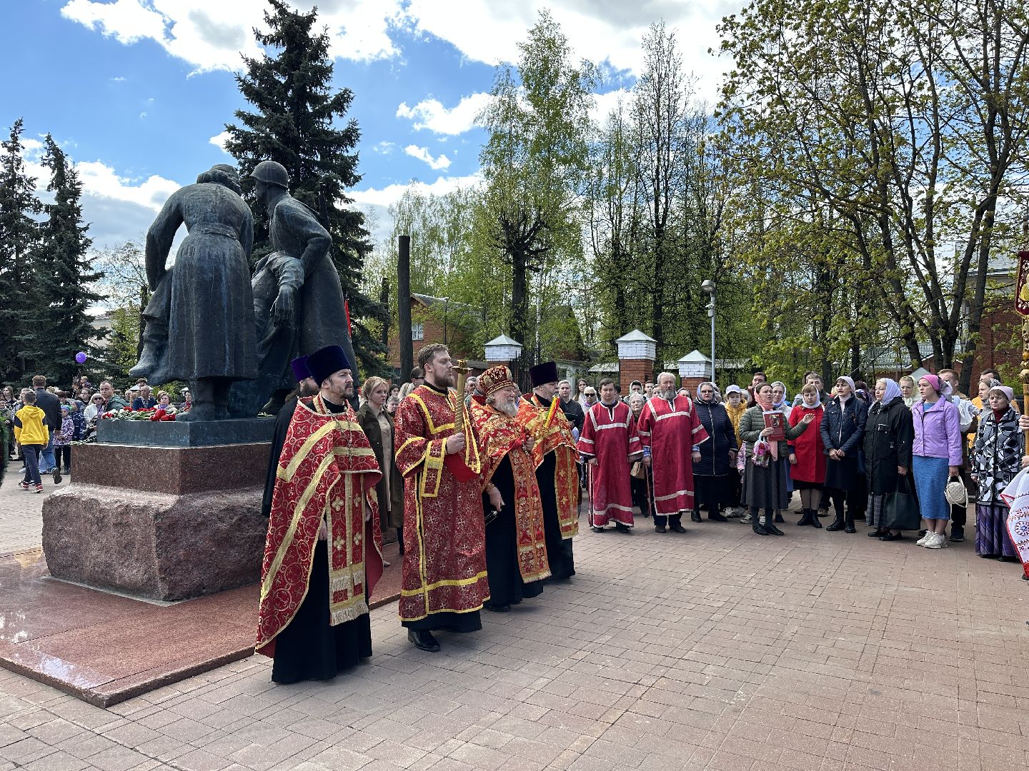 Клин, День Победы, митинг, память