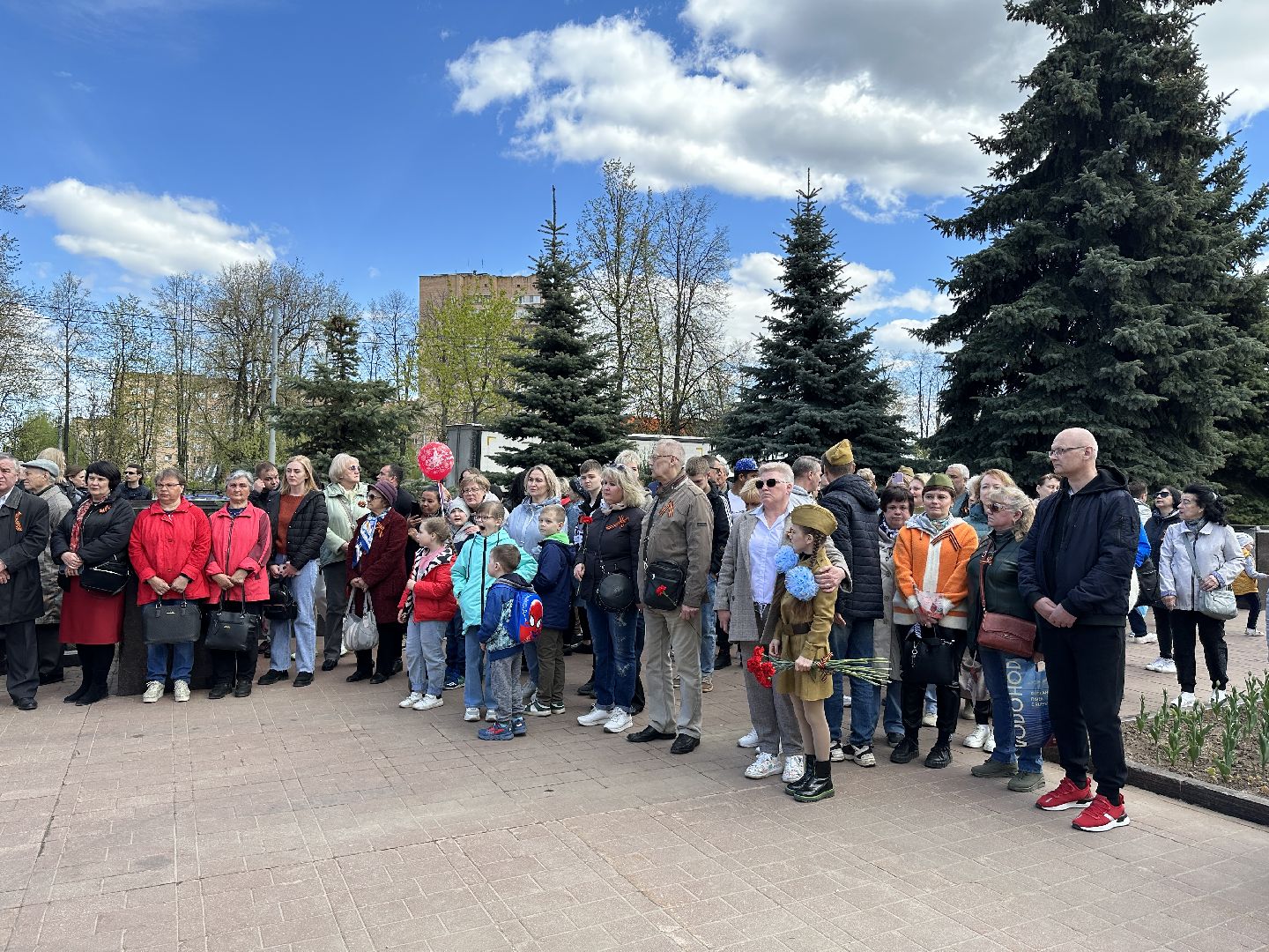 Клин, День Победы, митинг, память