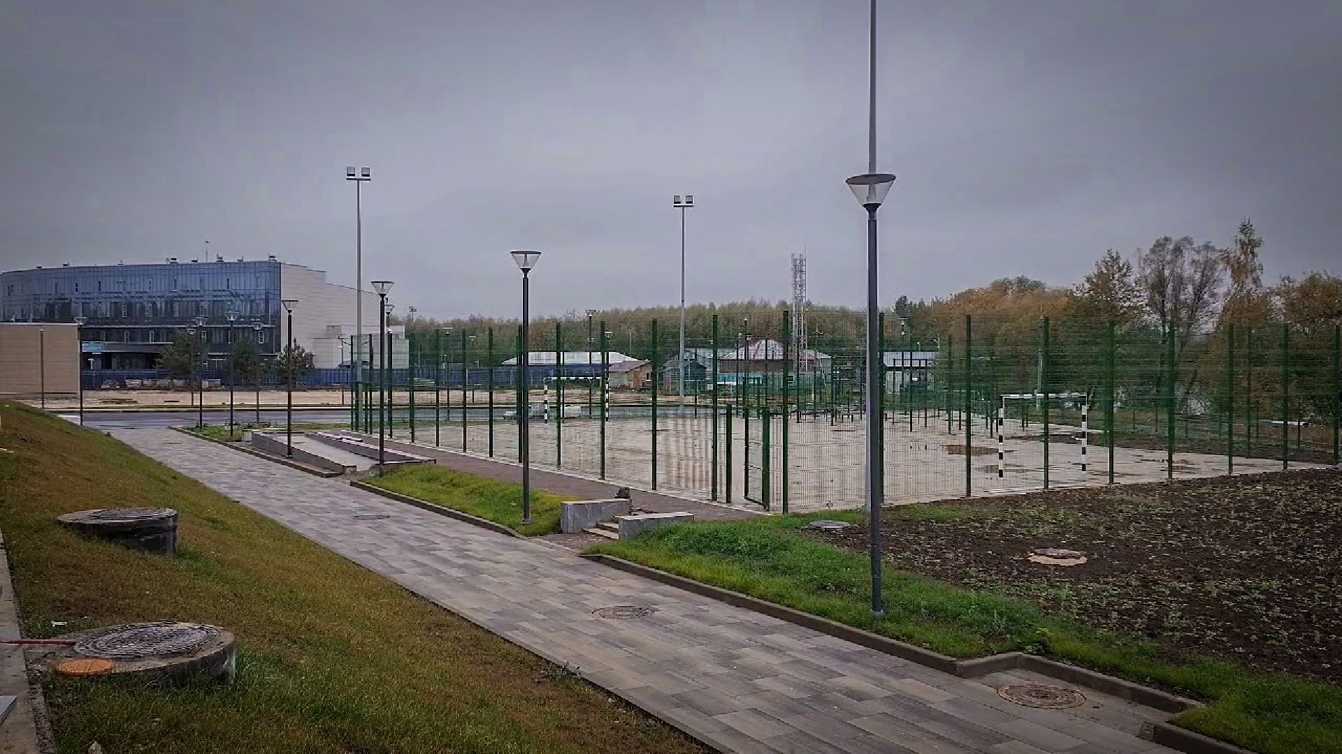 бронницы, строительство физкультурно-оздоровительного комплекса в бронницах, новый фок на москворецкой, спорт,