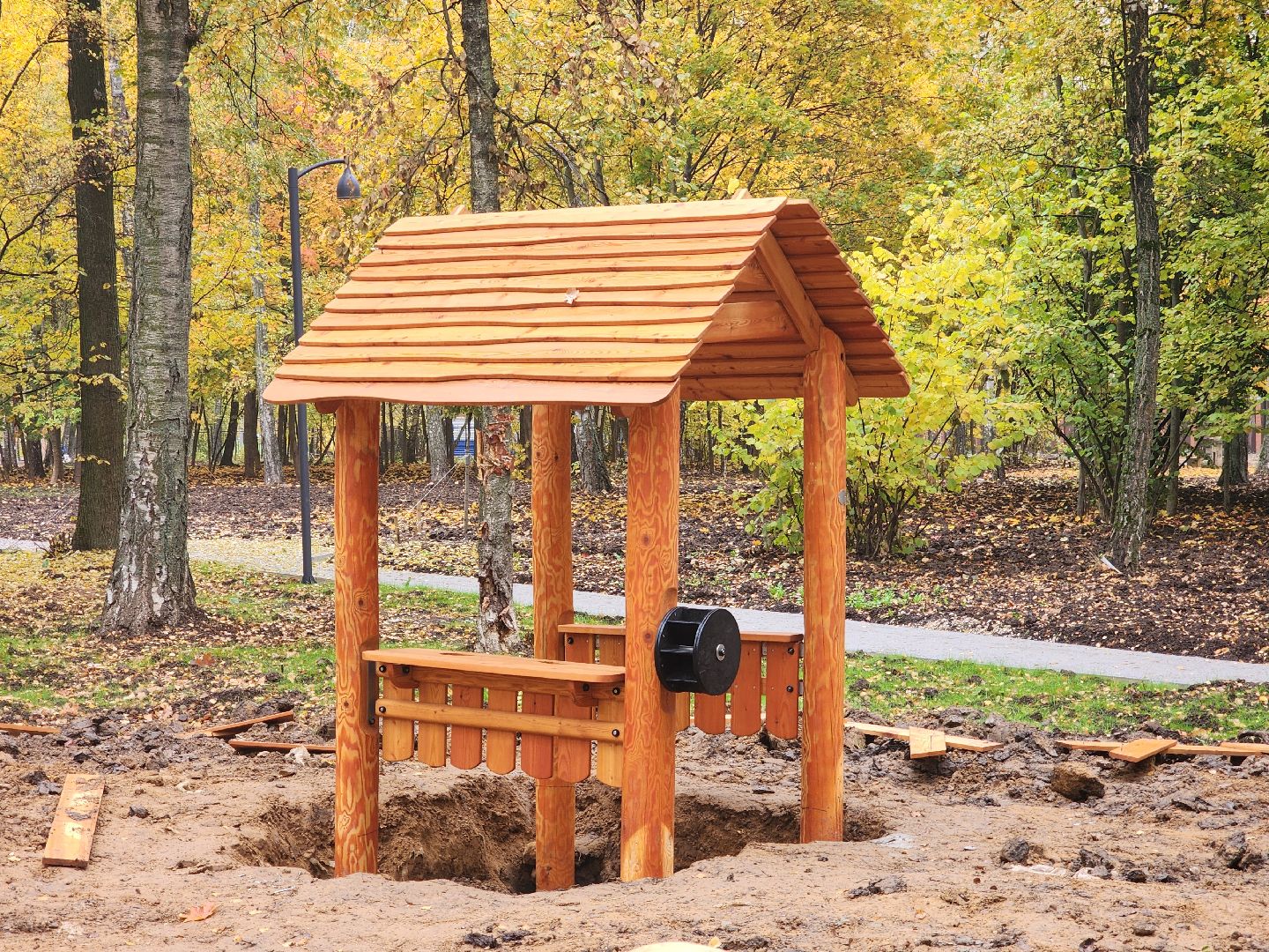 Подольск , Благоустройство , Лесопарк березки,